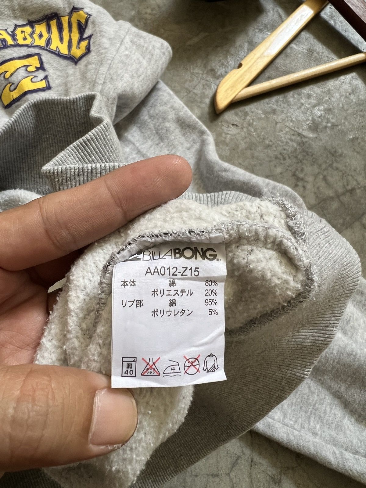 Billabong × Vintage Vintage 🏴‍☠️ 90s Bilabong Crewneck Sweatshirt Size US M / EU 48-50 / 2 - 15 Thumbnail