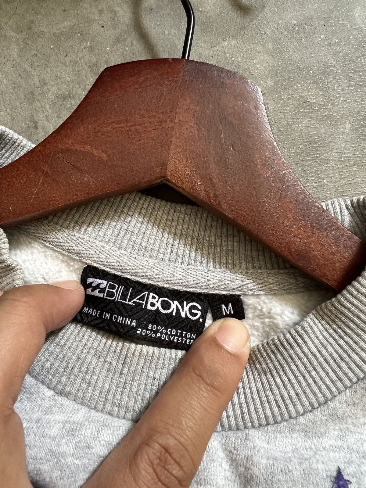 Billabong × Vintage Vintage 🏴‍☠️ 90s Bilabong Crewneck Sweatshirt Size US M / EU 48-50 / 2 - 13 Thumbnail
