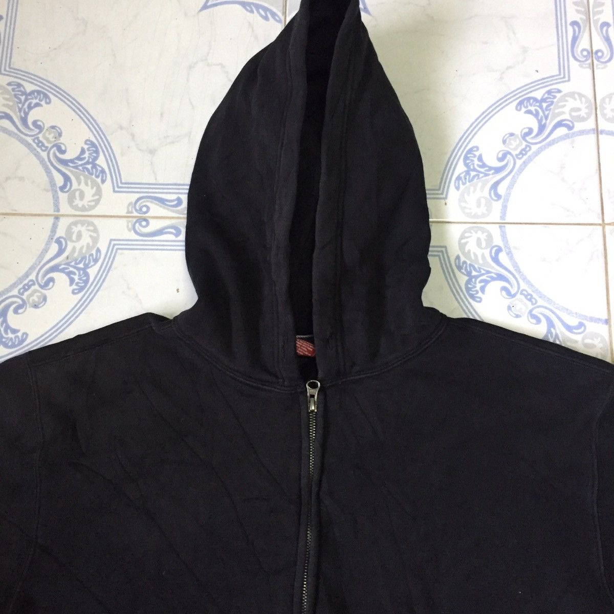 Edwin Sun Faded Black Edwin Sweatshirt Hoodie Size US XL / EU 56 / 4 - 4 Thumbnail