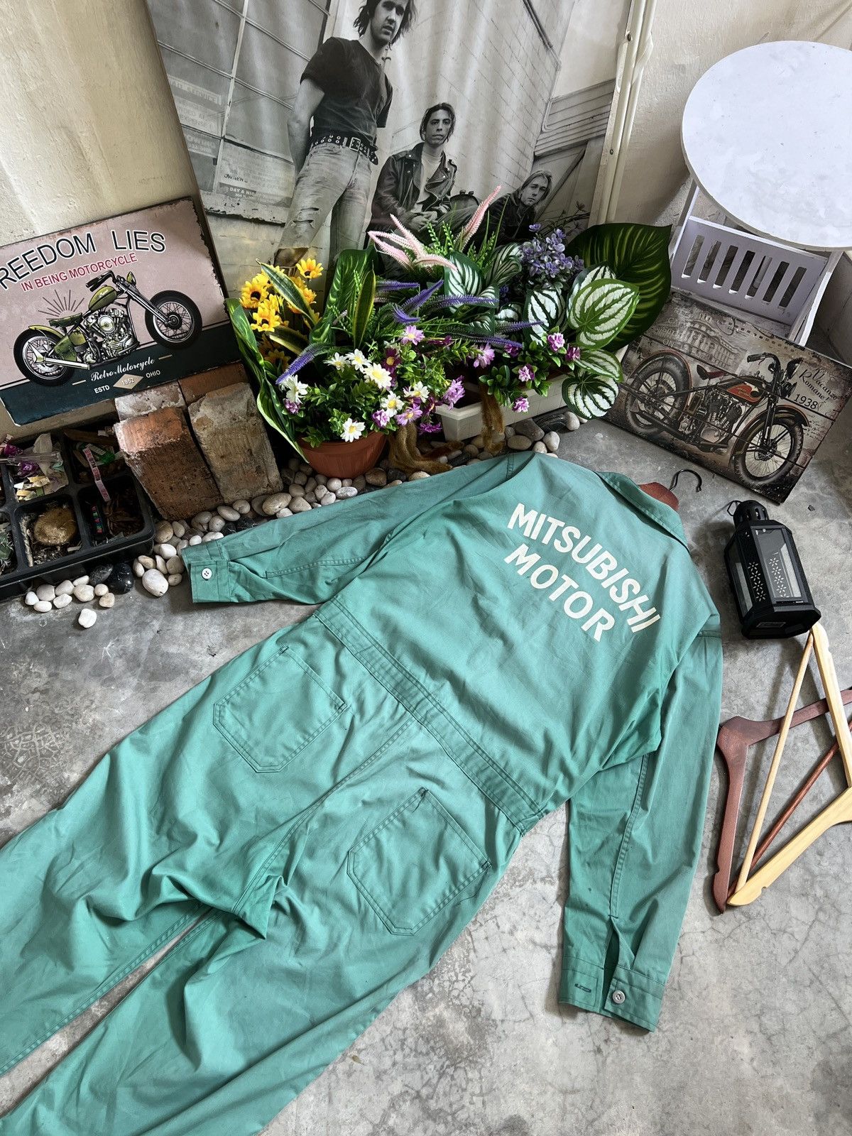 Vintage Vintage Mitaubishi Motor Coverall Size US 32 / EU 48 - 4 Thumbnail