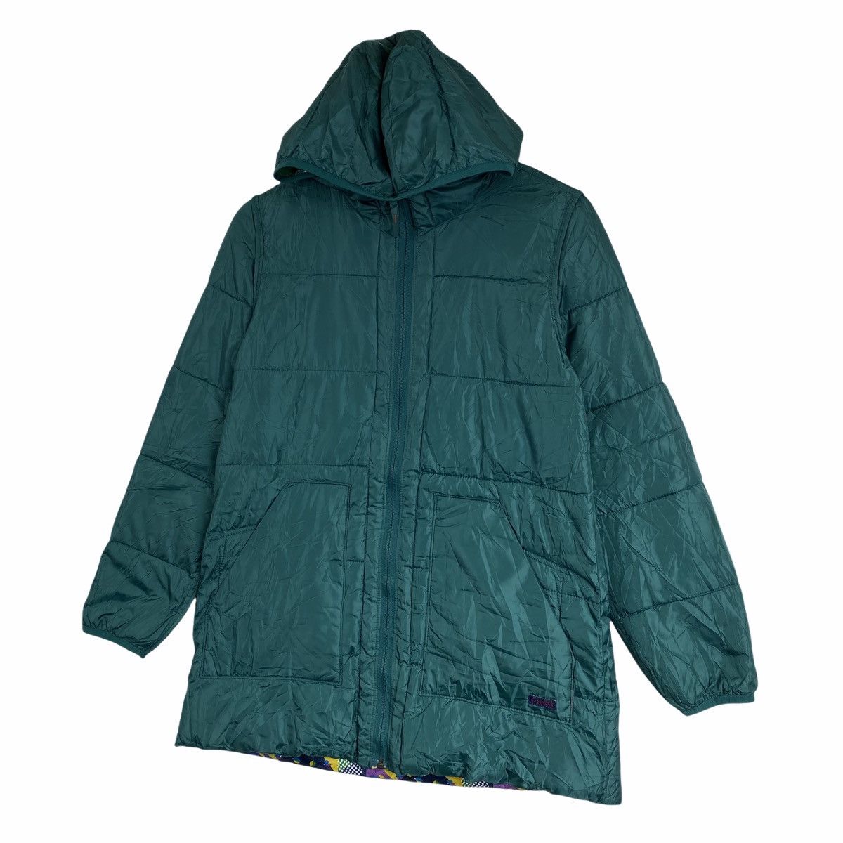 Japanese Brand × Vintage Vintage CUBE SUGAR Motif Flower Design Quilted Hoodie Jacket Size US M / EU 48-50 / 2 - 6 Thumbnail