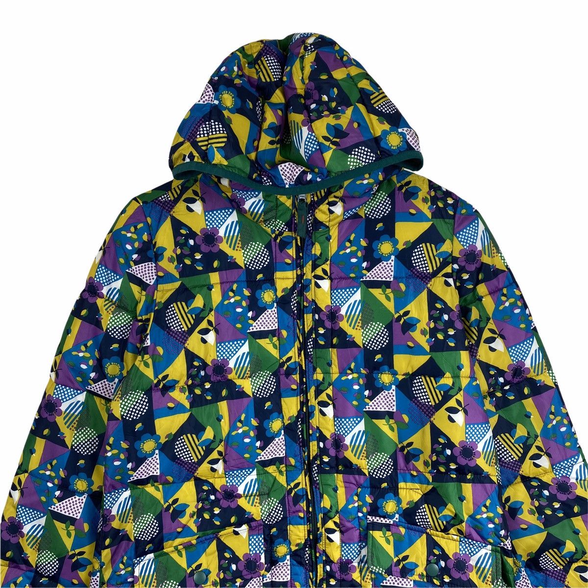 Japanese Brand × Vintage Vintage CUBE SUGAR Motif Flower Design Quilted Hoodie Jacket Size US M / EU 48-50 / 2 - 7 Thumbnail