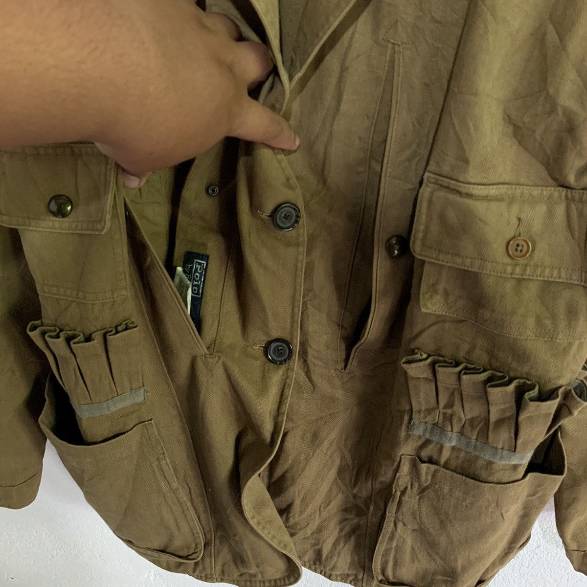 Polo Ralph Lauren × Ralph Lauren Vintage 90s' Workwear Tactical Utility Multi Pocket Jacket Size US M / EU 48-50 / 2 - 12 Thumbnail