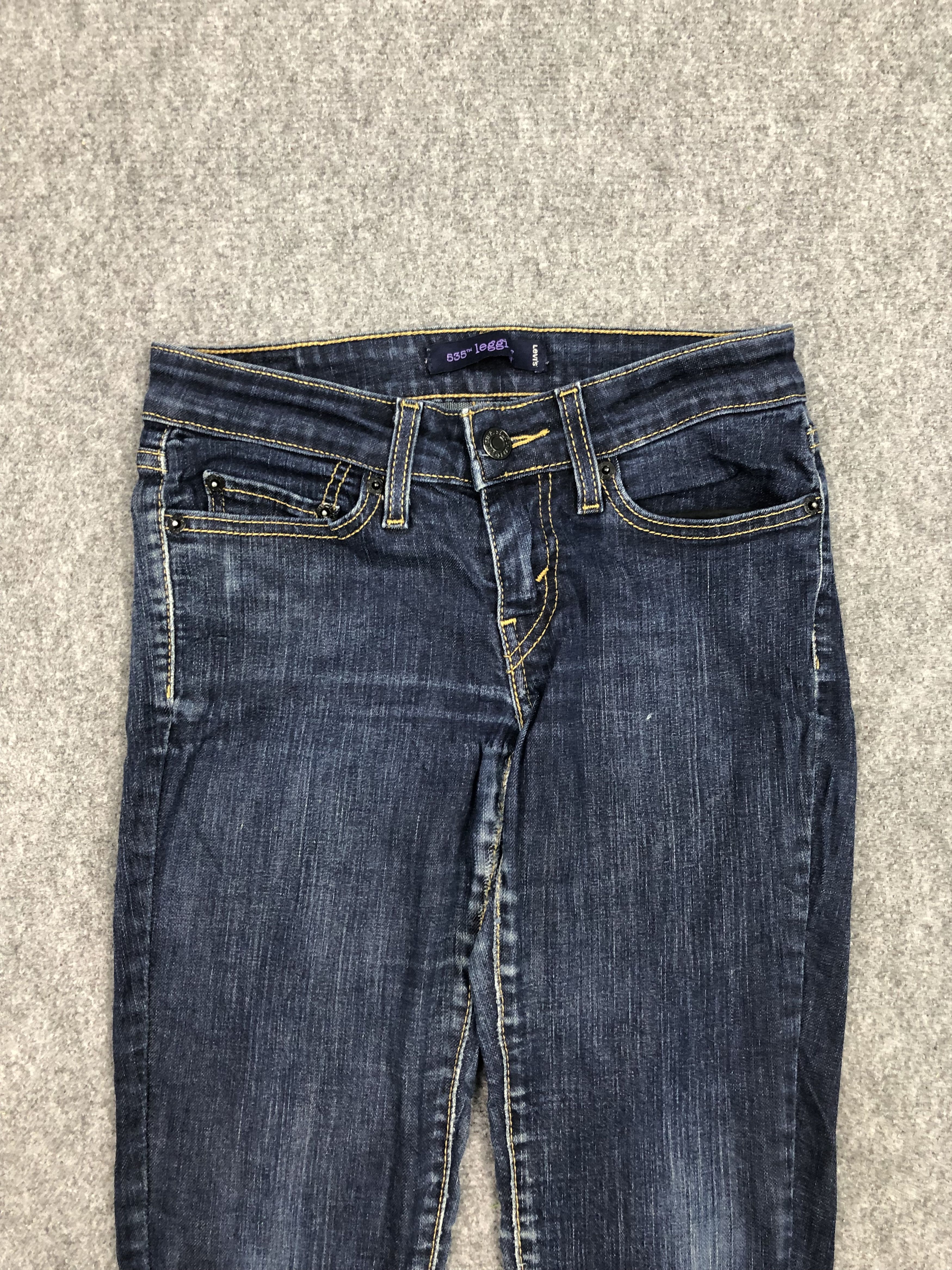 Levi's Vintage Levis 535 Blue Denim Jeans DP0316 Size US 28 / EU 44 - 3 Thumbnail