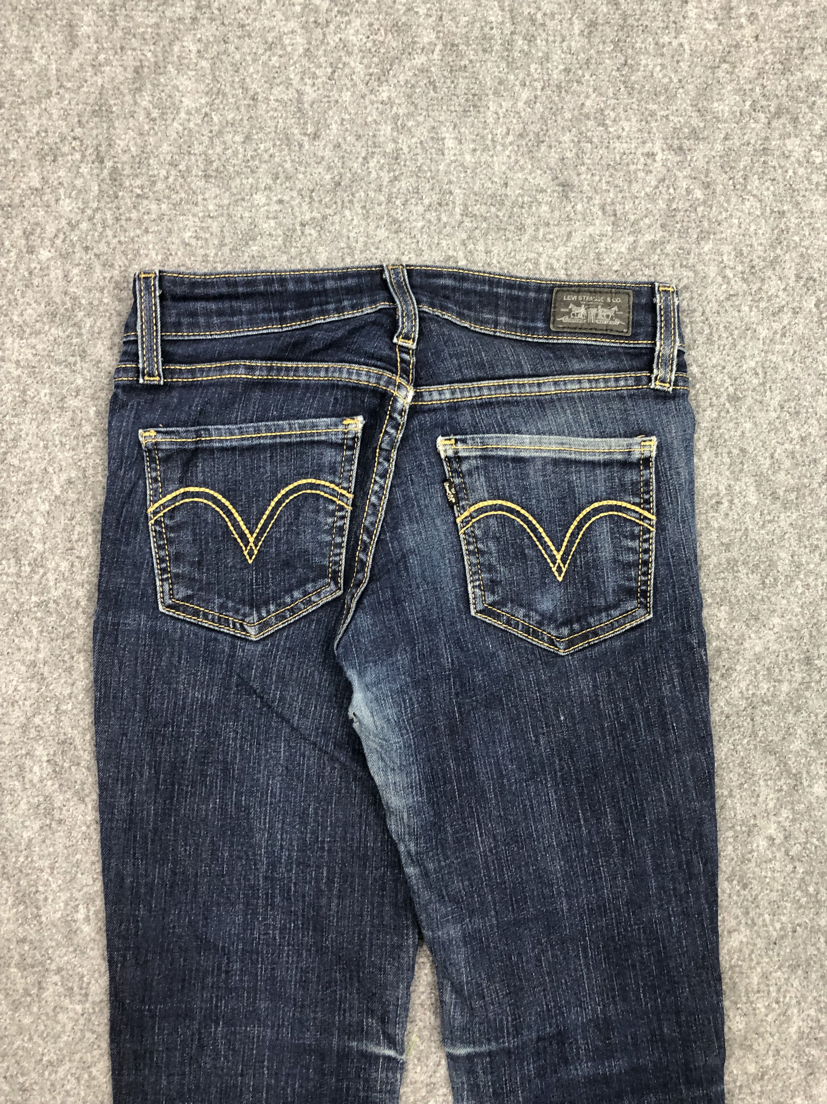 Levi's Vintage Levis 535 Blue Denim Jeans DP0316 Size US 28 / EU 44 - 4 Thumbnail