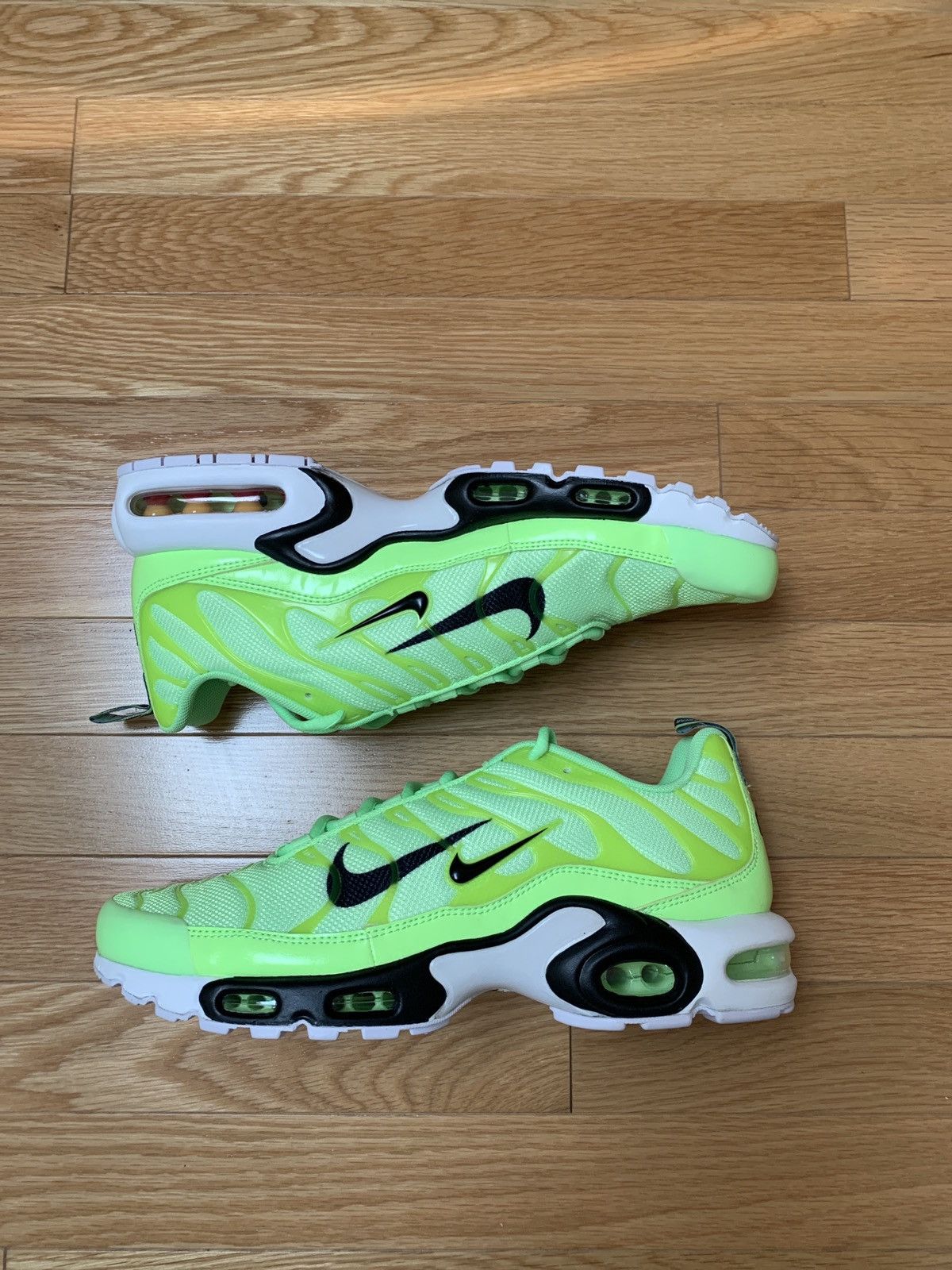 Nike Air Max Plus Premium Overbranding Lime Blast 2018 Grailed