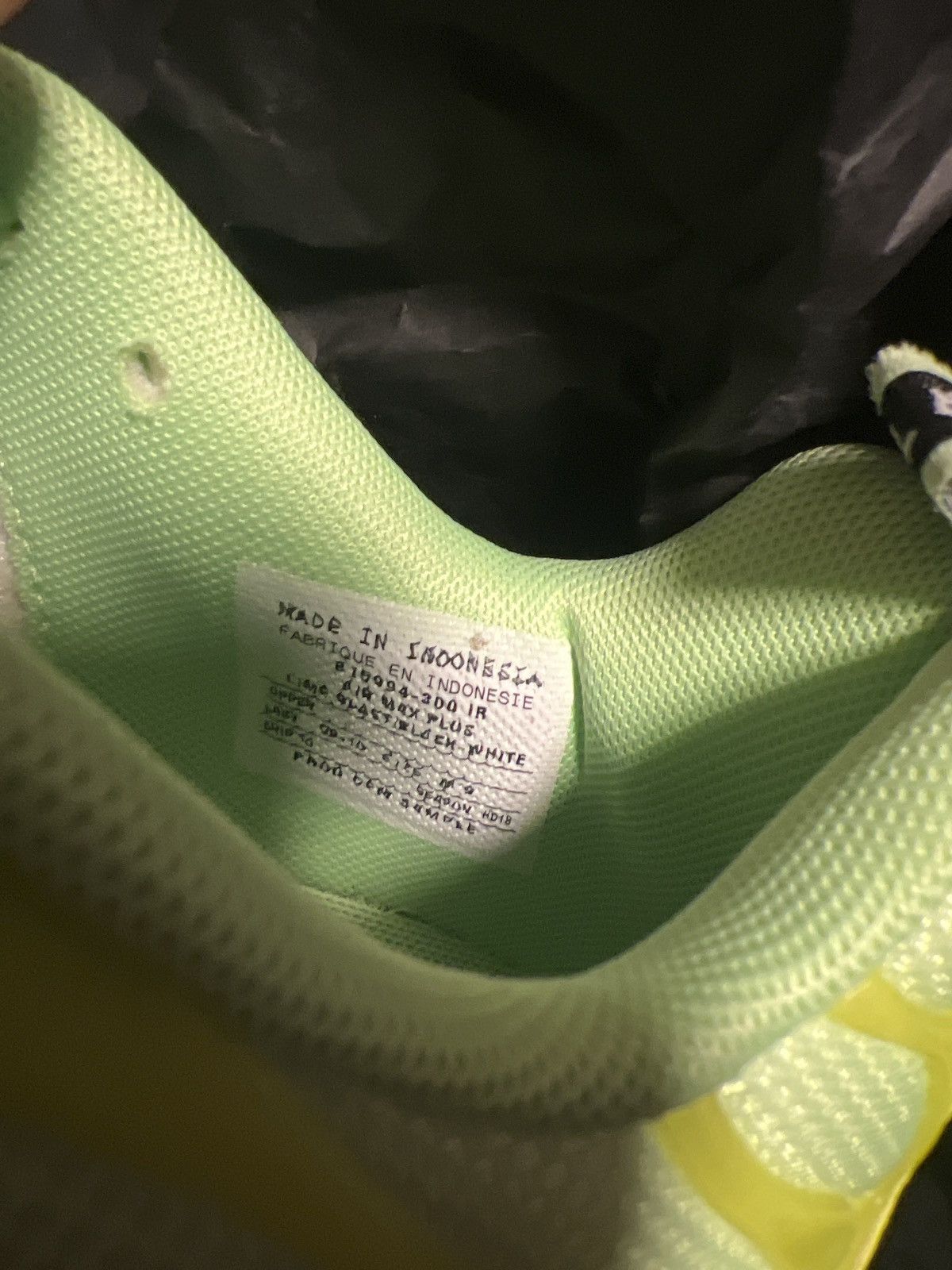 Nike Air Max Plus Premium Overbranding - Lime Blast 2018 Size US 9 / EU 42 - 6 Thumbnail