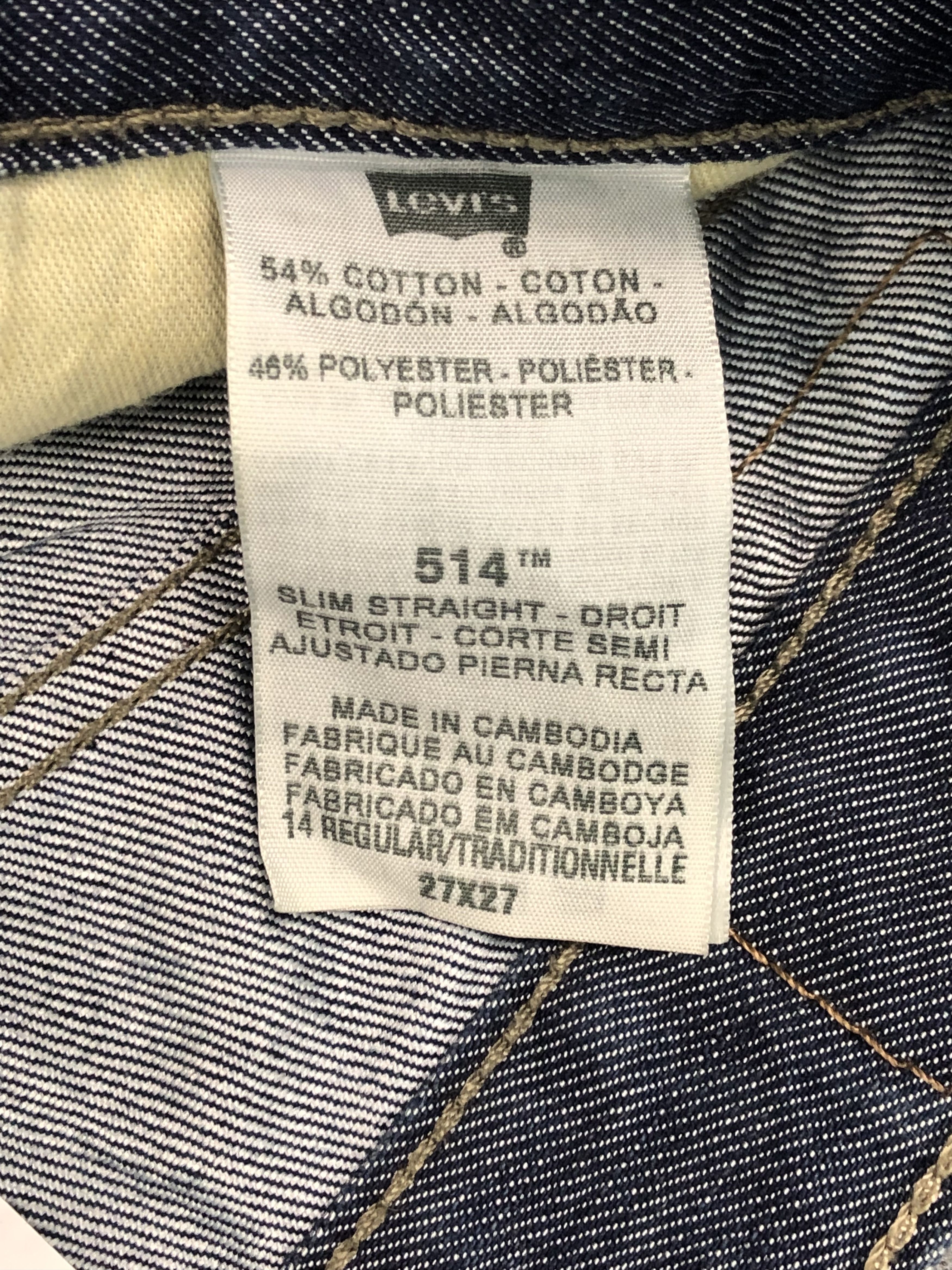 Levi's Vintage Levis 514 Blue Denim Jeans DP0321 Size US 28 / EU 44 - 8 Thumbnail