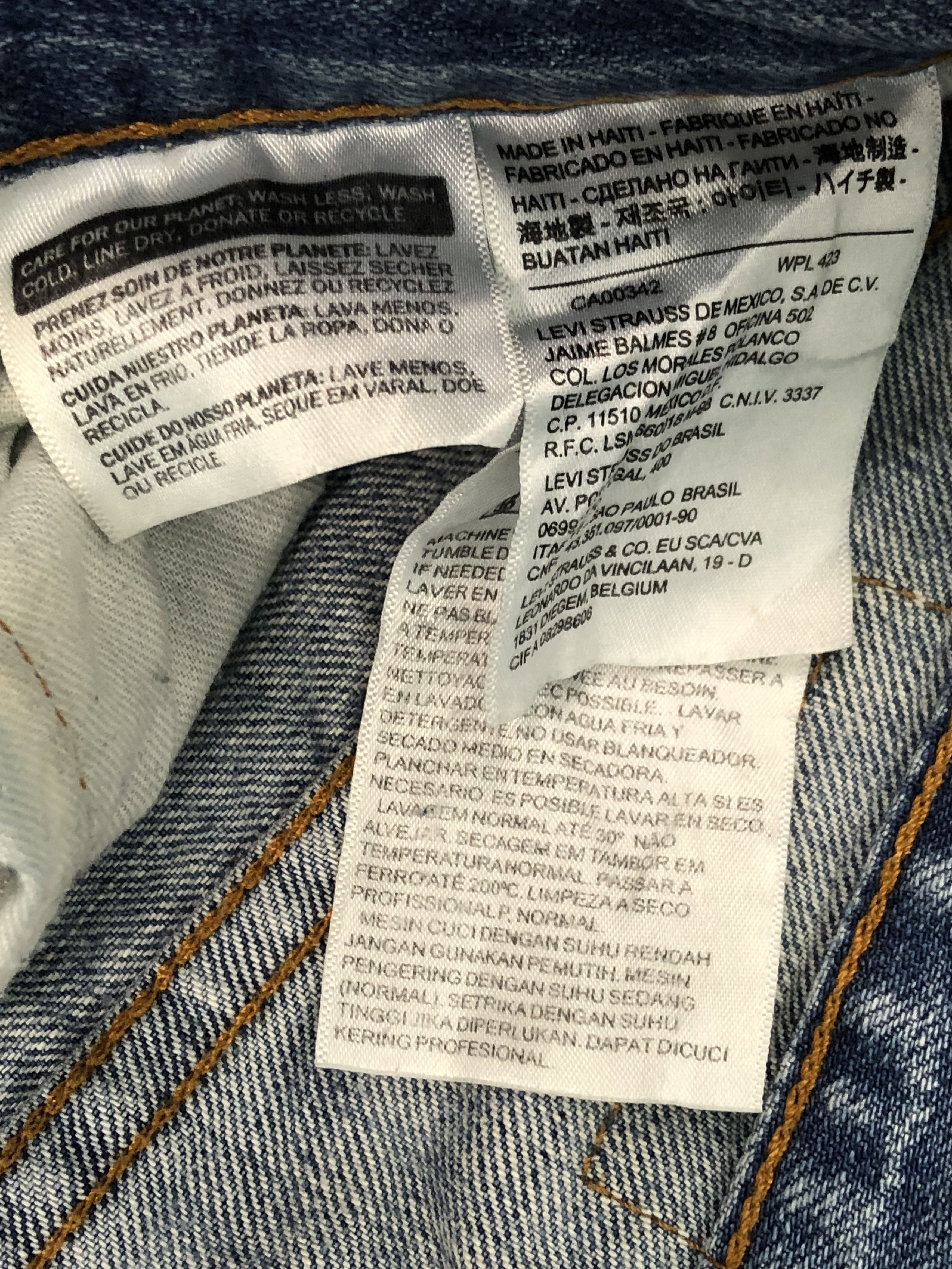 Levi's Vintage Levis Blue Faded Denim DP0324 Size US 28 / EU 44 - 8 Thumbnail