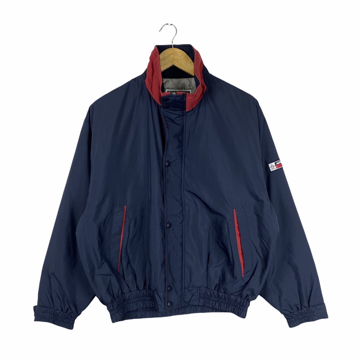 image of Grand Slam x Vintage Grandslam Munsingwear Small Logo Light Jacket in Blue, Men's (Size Medium)