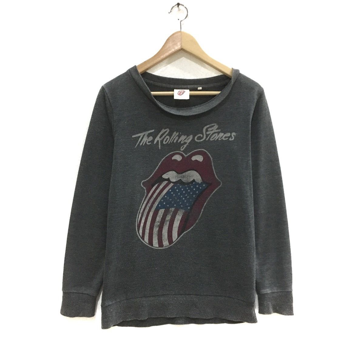 Band Tees × The Rolling Stones The Rolling Stone Sweatshirt Biglogo Tour 2012 Size US S / EU 44-46 / 1 - 2 Thumbnail