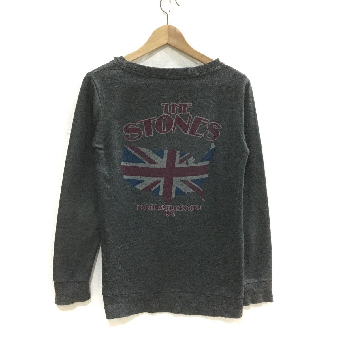 Band Tees × The Rolling Stones The Rolling Stone Sweatshirt Biglogo Tour 2012 Size US S / EU 44-46 / 1 - 3 Thumbnail