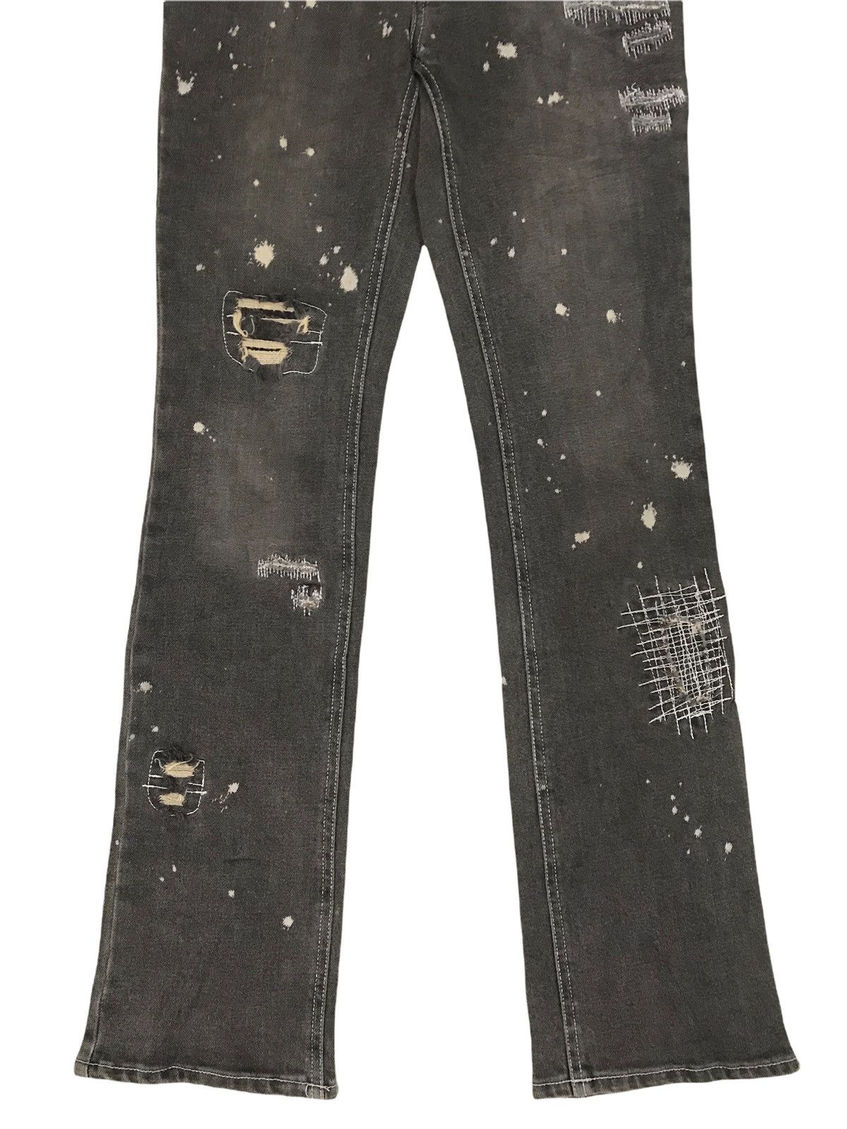 Japanese Brand × Vintage Vintage Ba-tsu Skinny Jean - Distress Design Size 28" / US 6 / IT 42 - 3 Thumbnail