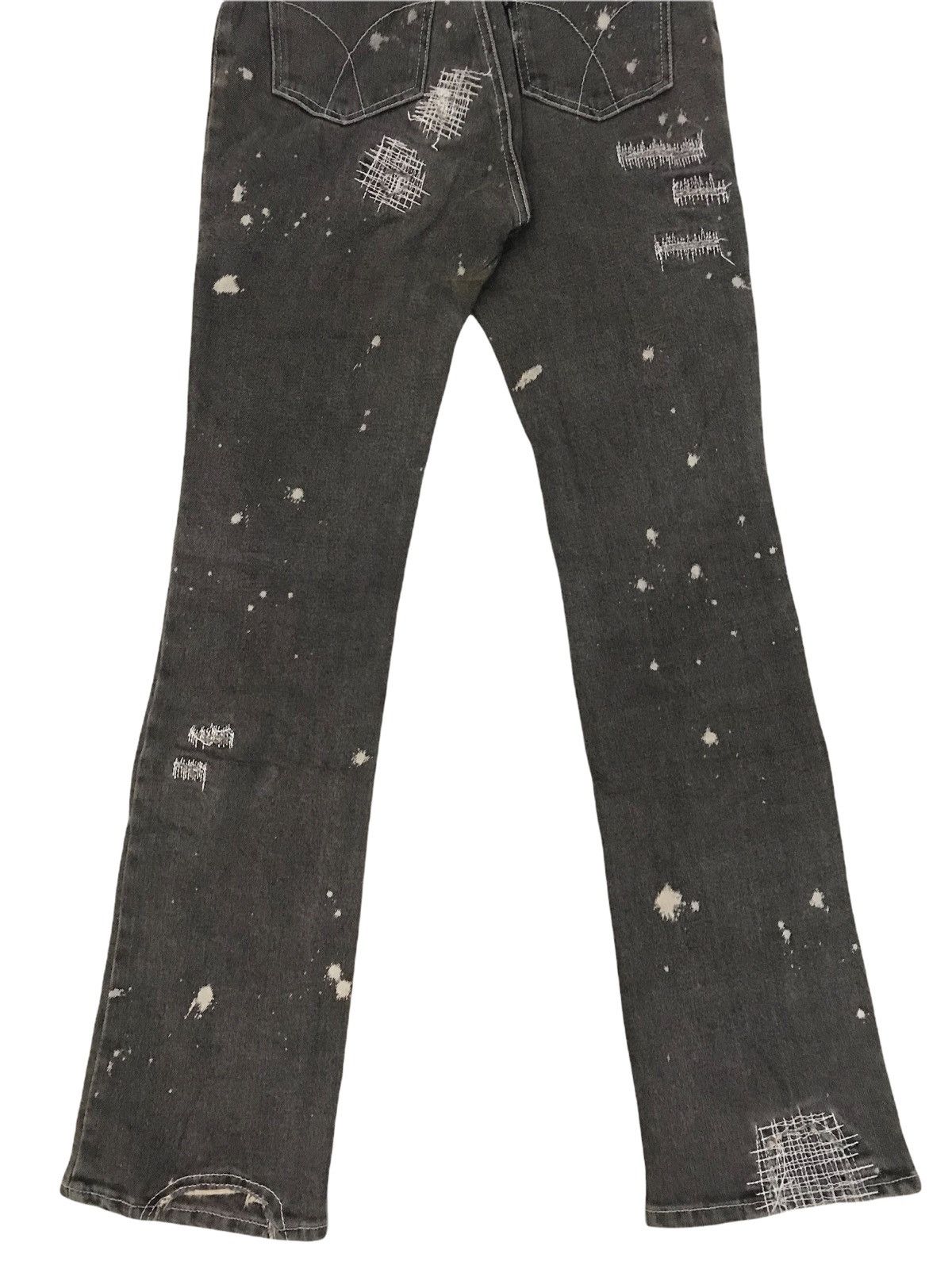 Japanese Brand × Vintage Vintage Ba-tsu Skinny Jean - Distress Design Size 28" / US 6 / IT 42 - 6 Thumbnail