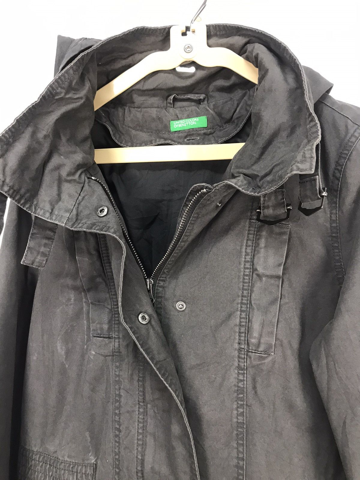 United Colors Of Benetton United colour of Benetton distressed parkas hoodie Size US S / EU 44-46 / 1 - 4 Thumbnail