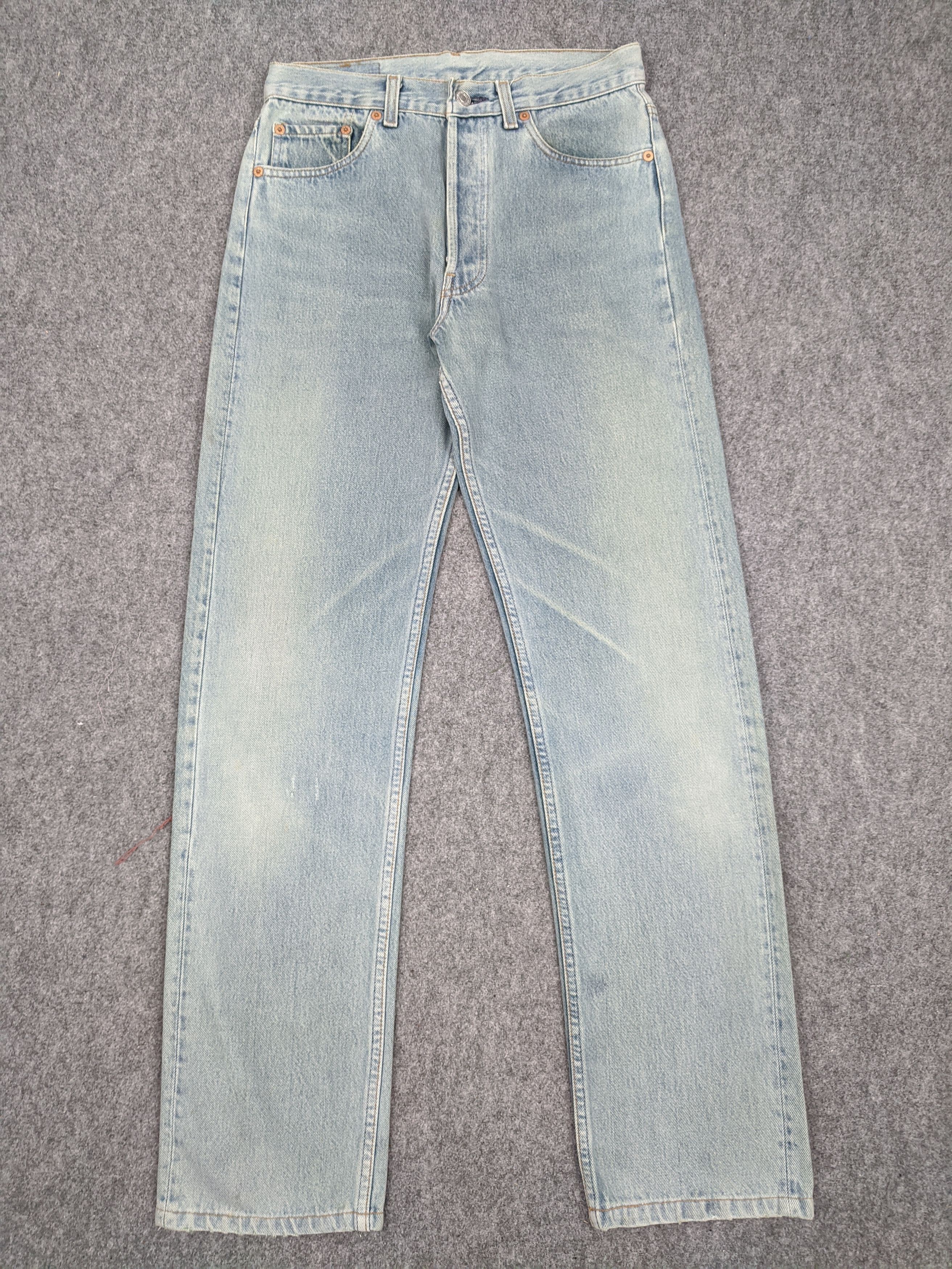 Levi's Vintage 90s Levis 501 Faded Jeans DP0583 Size US 28 / EU 44 - 1 Thumbnail