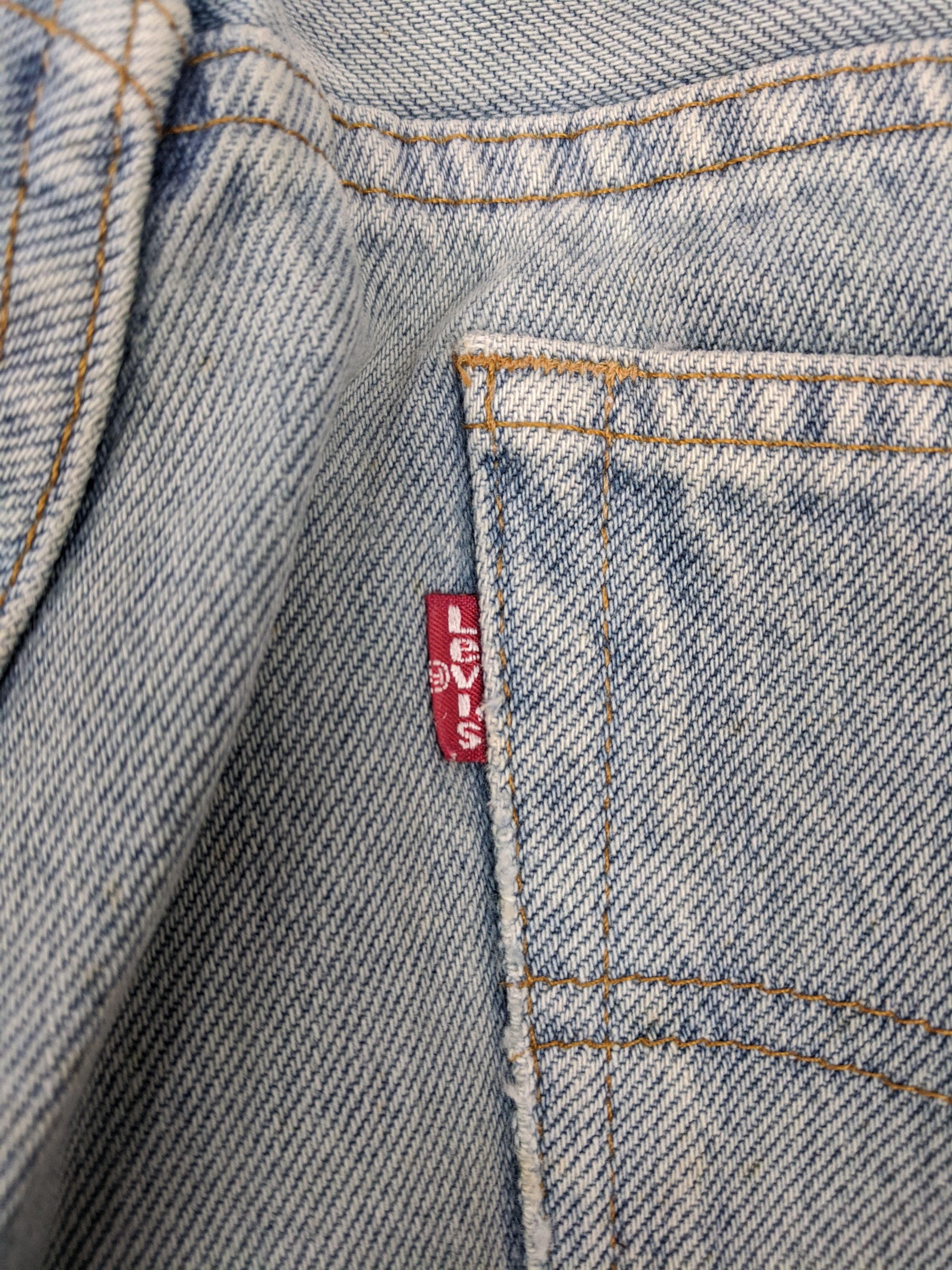 Levi's Vintage 90s Levis 501 Faded Jeans DP0583 Size US 28 / EU 44 - 6 Thumbnail