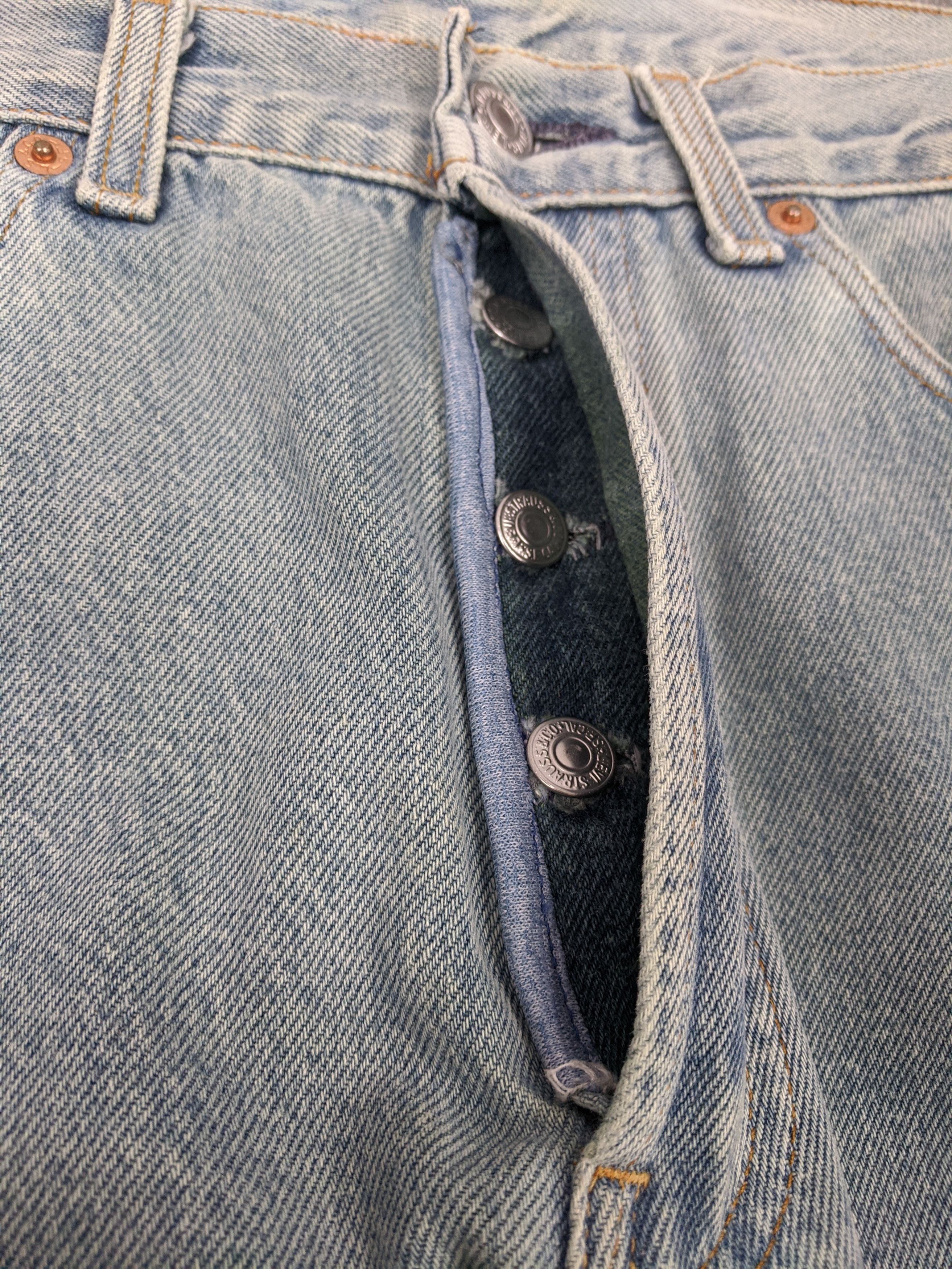 Levi's Vintage 90s Levis 501 Faded Jeans DP0583 Size US 28 / EU 44 - 11 Thumbnail