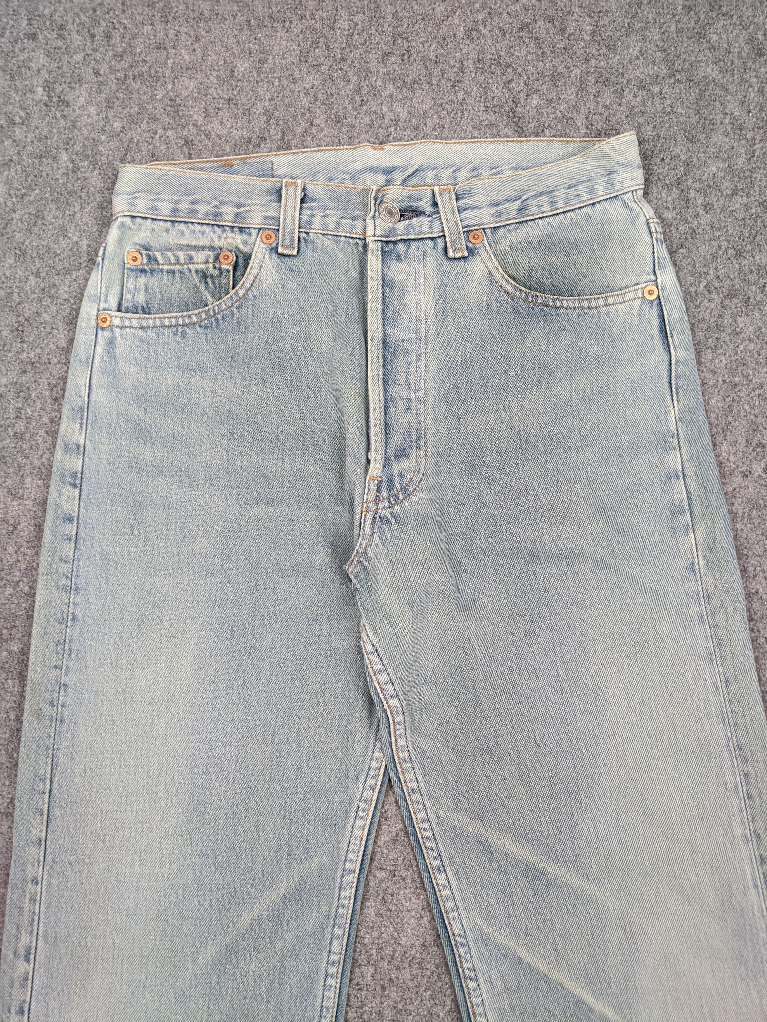 Levi's Vintage 90s Levis 501 Faded Jeans DP0583 Size US 28 / EU 44 - 2 Thumbnail