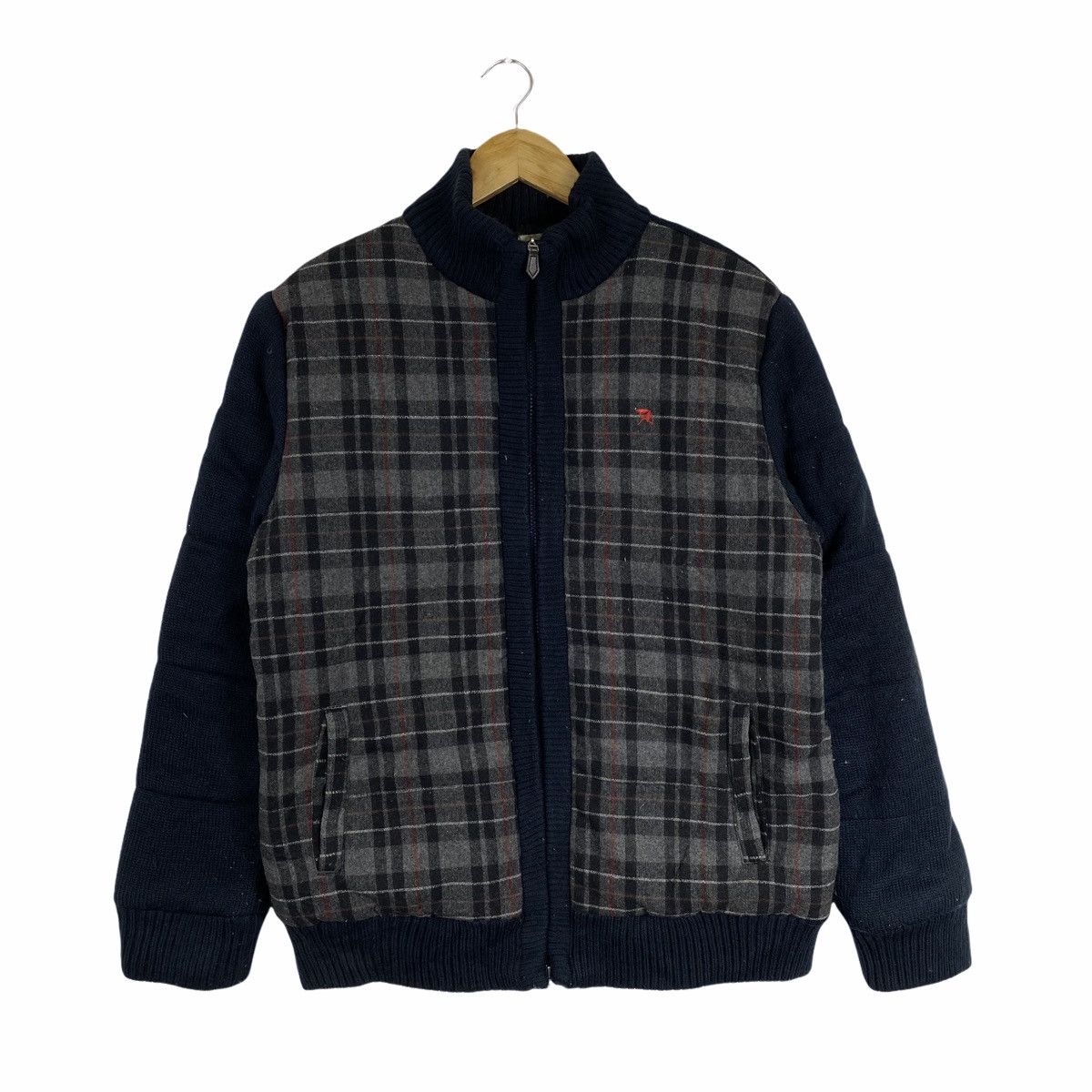 Vintage Vintage ARNOLD PALMER Checkered Elbow Patches Wool Jacket Size US S / EU 44-46 / 1 - 1 Thumbnail