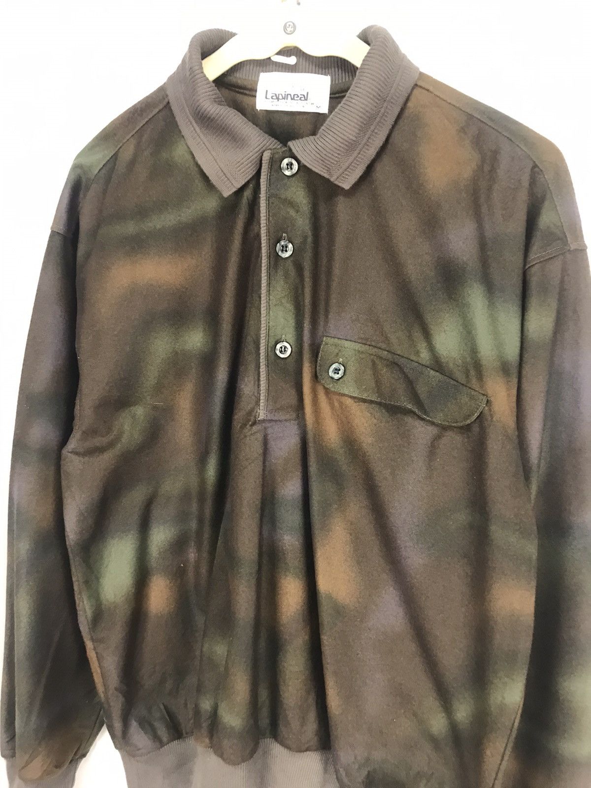 Japanese Brand × Vintage Lepineal polos half button sweatshirt Size US M / EU 48-50 / 2 - 3 Thumbnail