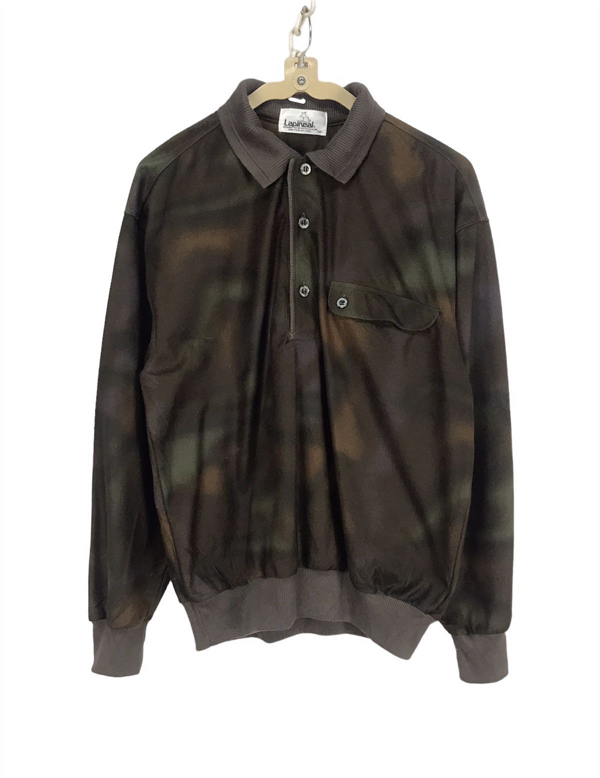 Japanese Brand × Vintage Lepineal polos half button sweatshirt Size US M / EU 48-50 / 2 - 1 Thumbnail