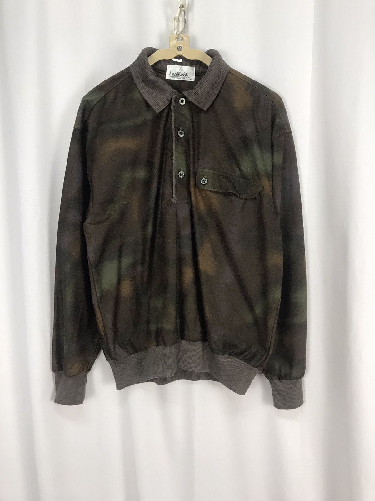Japanese Brand × Vintage Lepineal polos half button sweatshirt Size US M / EU 48-50 / 2 - 6 Thumbnail
