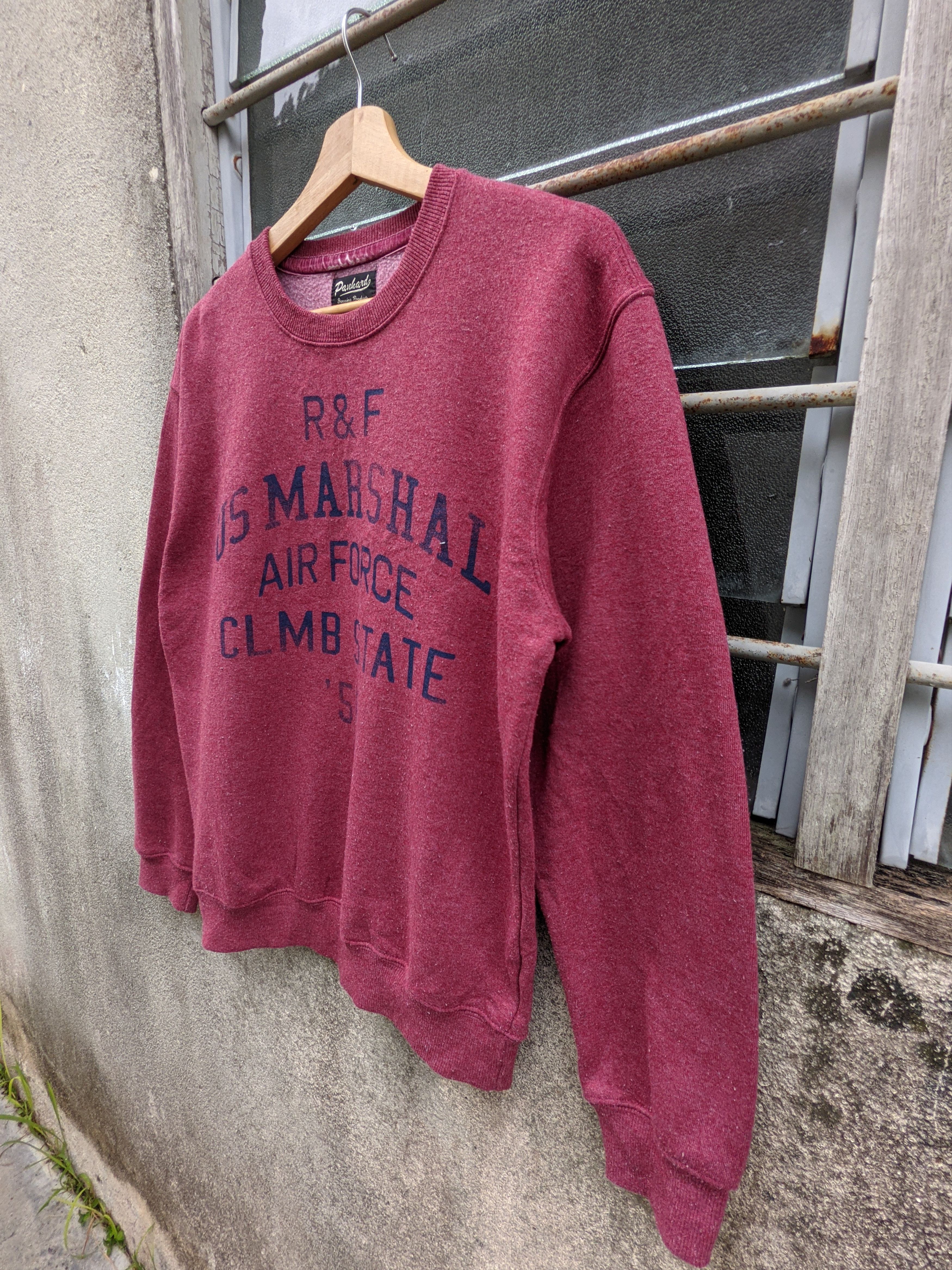 Vintage ⚡️Steals⚡️ Panhard Us Marshall Air Force Spellout Size US M / EU 48-50 / 2 - 3 Thumbnail