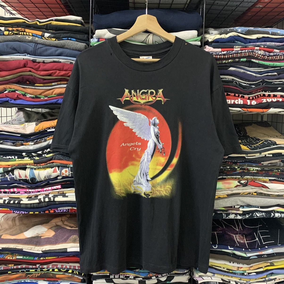 Band Tees VTG HEAVY METAL ANGRA METAL BAND (MEGADETH SEPULTURA) Size US L / EU 52-54 / 3 - 1 Thumbnail
