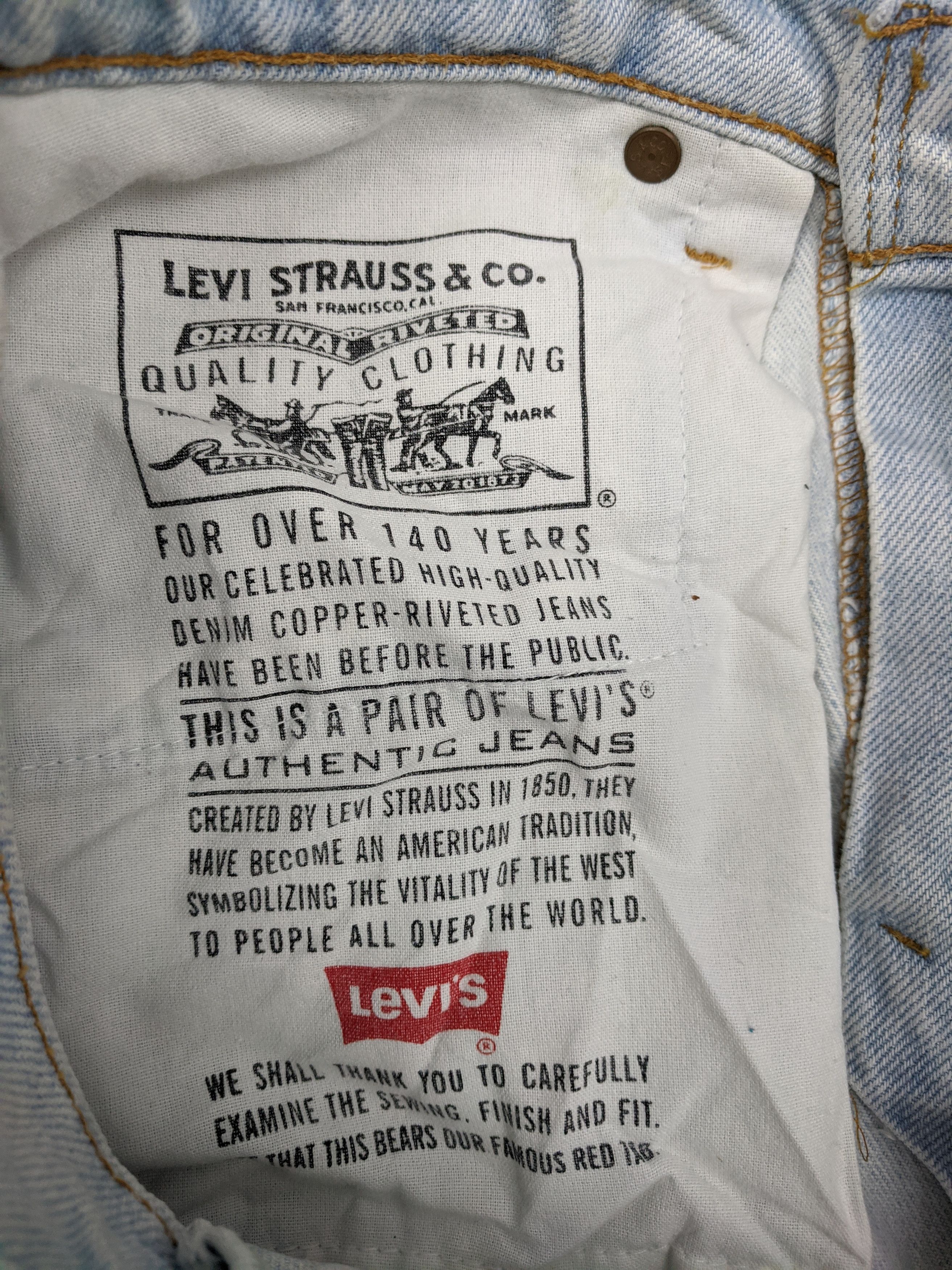 Levi's Vintage Levis 512 Jeans DP0626 Size US 28 / EU 44 - 7 Thumbnail