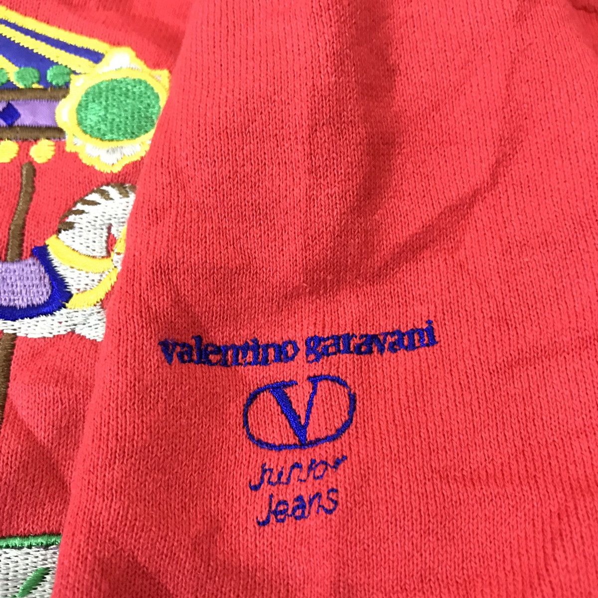 Valentino Vintage Valentino Garavani Junior Jeans Sweatshirt Crewneck Size S / US 4 / IT 40 - 5 Thumbnail