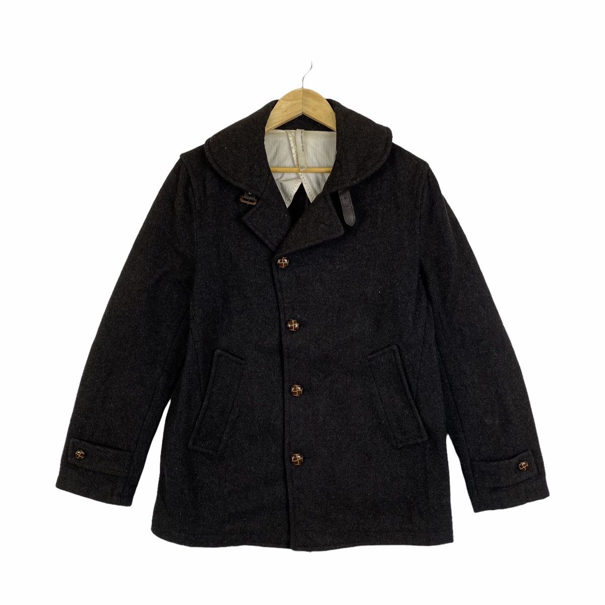 Japanese Brand × URBAN RESEARCH DOORS Vintage URBAN RESEARCH Doors Wool Jacket Coat Size US S / EU 44-46 / 1 - 1 Thumbnail