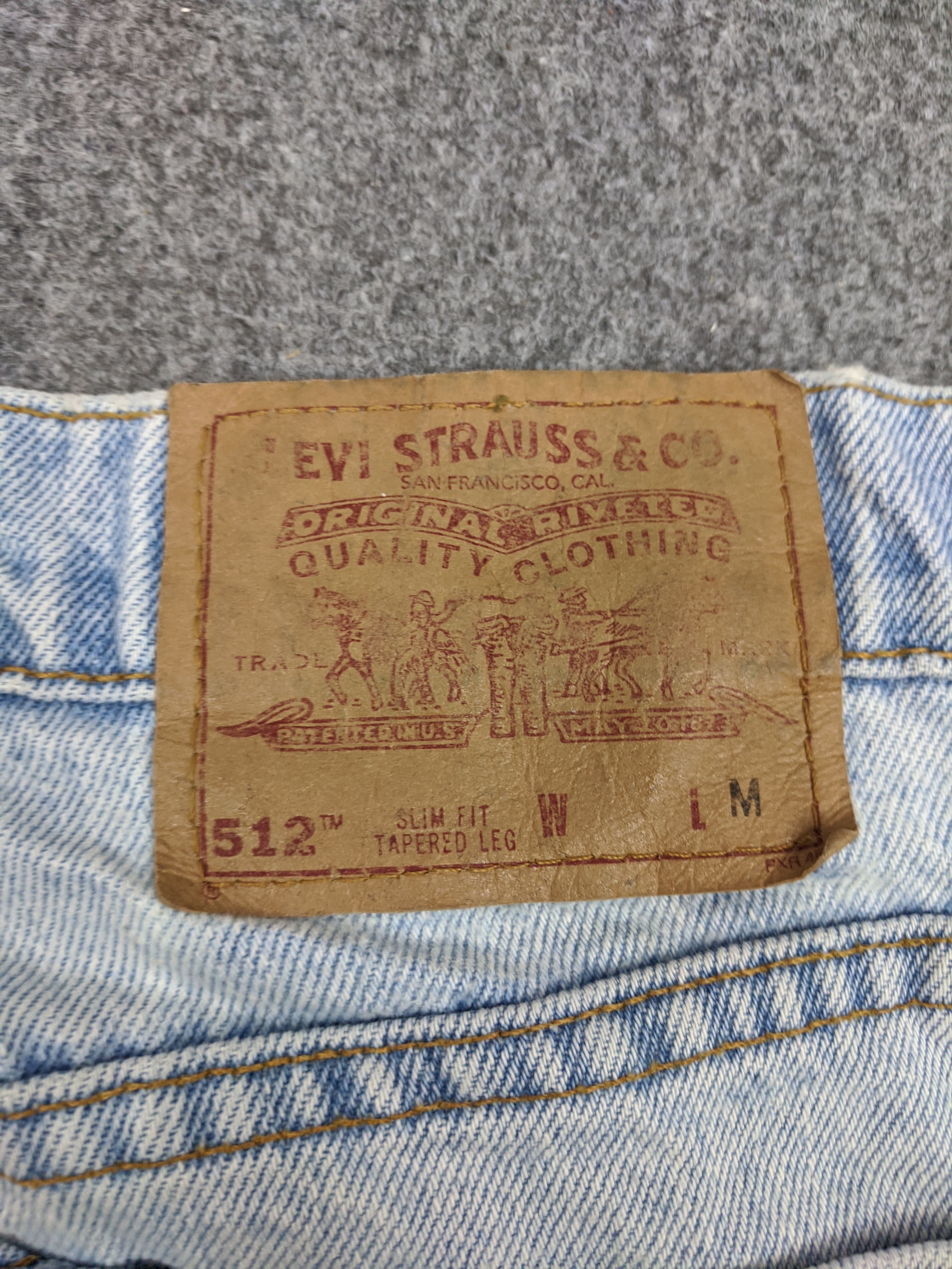 Levi's Vintage Levis 512 Jeans DP0646 Size US 28 / EU 44 - 5 Thumbnail