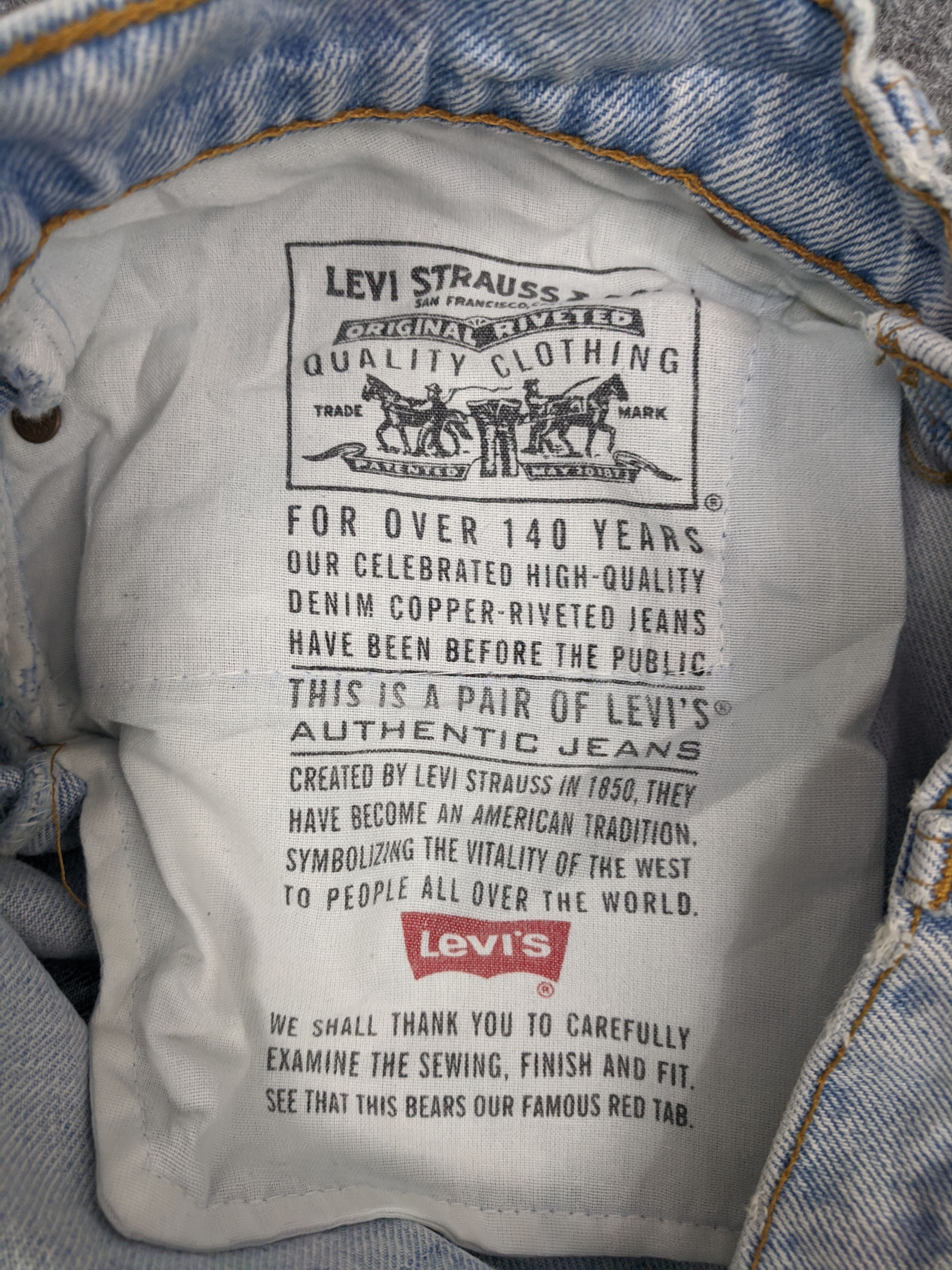 Levi's Vintage Levis 512 Jeans DP0646 Size US 28 / EU 44 - 15 Thumbnail