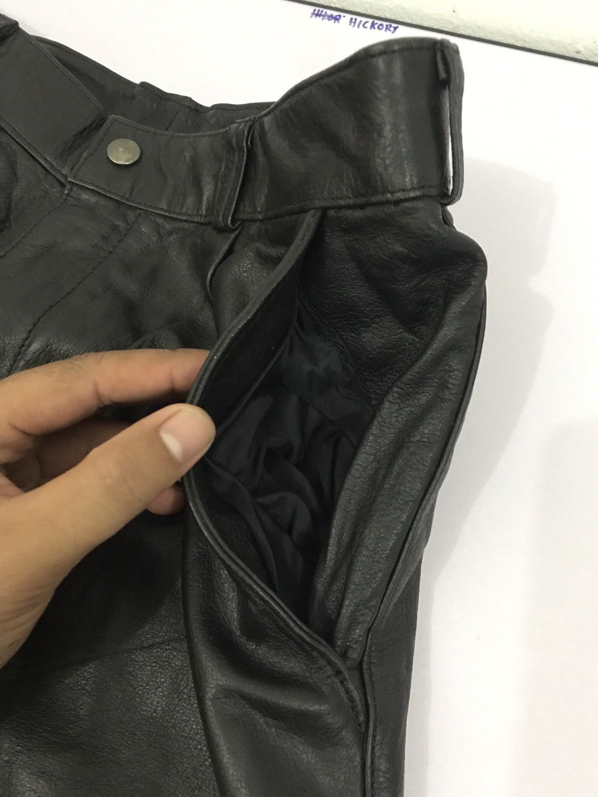 Japanese Brand × Leather × Vintage Vintage Bonnez Down suede pant Size US 30 / EU 46 - 7 Thumbnail