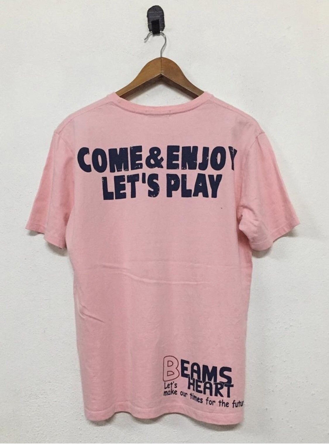 Beams Plus × Japanese Brand Rare beams heart come and enjoy let’s play t shirt cw21 Size US M / EU 48-50 / 2 - 2 Thumbnail
