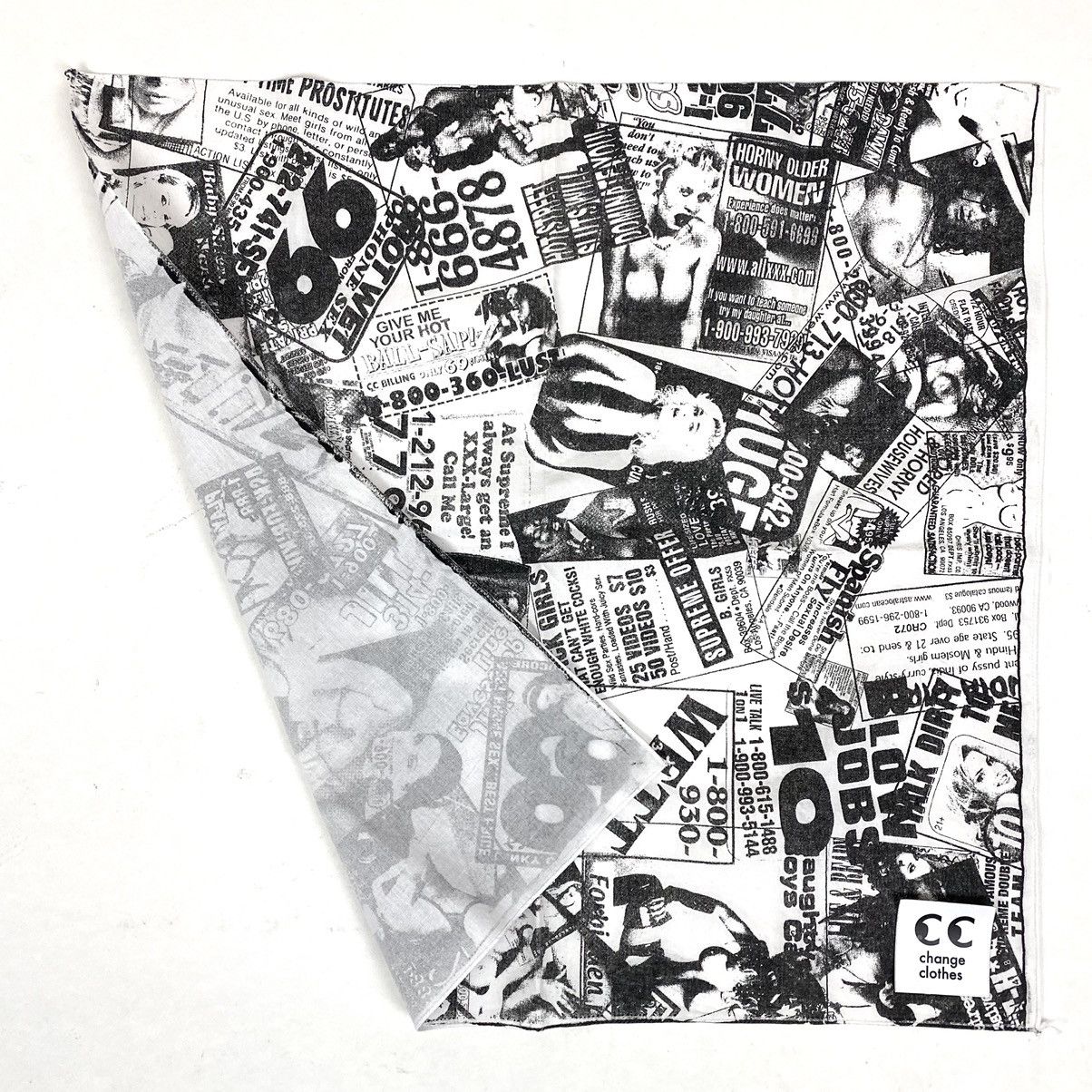 Supreme × Vintage 2001 supreme backpages bandana porn flyers RARE vintage Size ONE SIZE - 3 Thumbnail