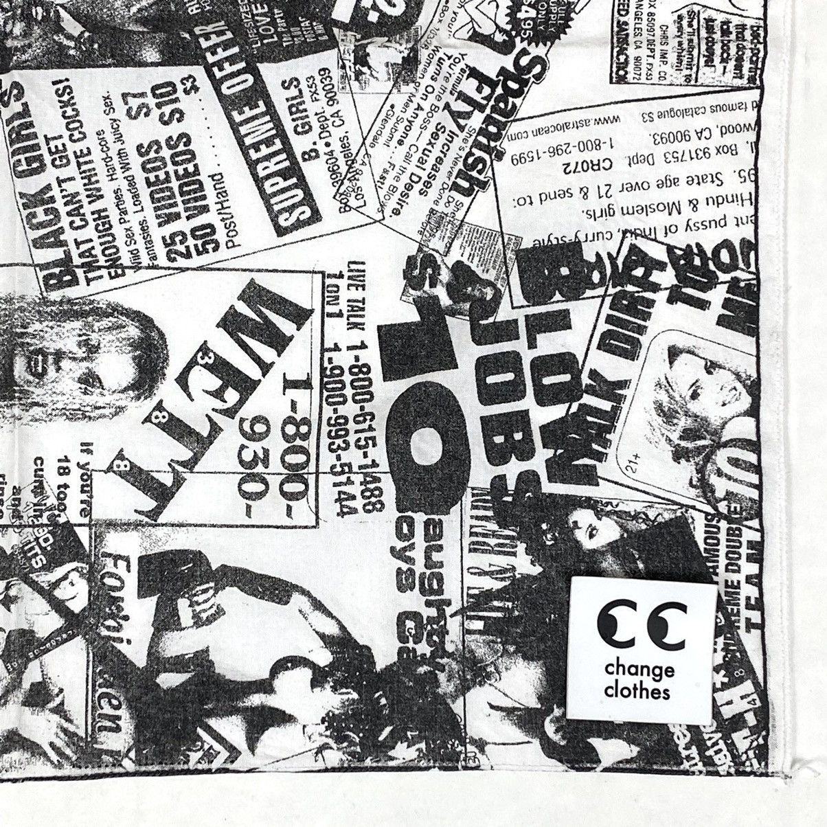 Supreme × Vintage 2001 supreme backpages bandana porn flyers RARE vintage Size ONE SIZE - 2 Thumbnail