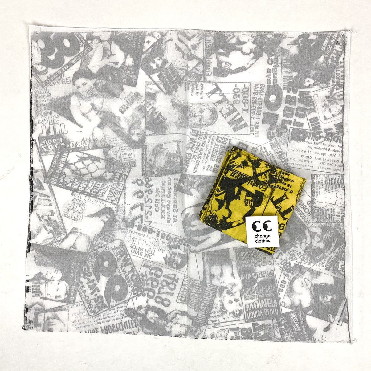 Supreme × Vintage 2001 supreme backpages bandana porn flyers RARE vintage Size ONE SIZE - 4 Thumbnail