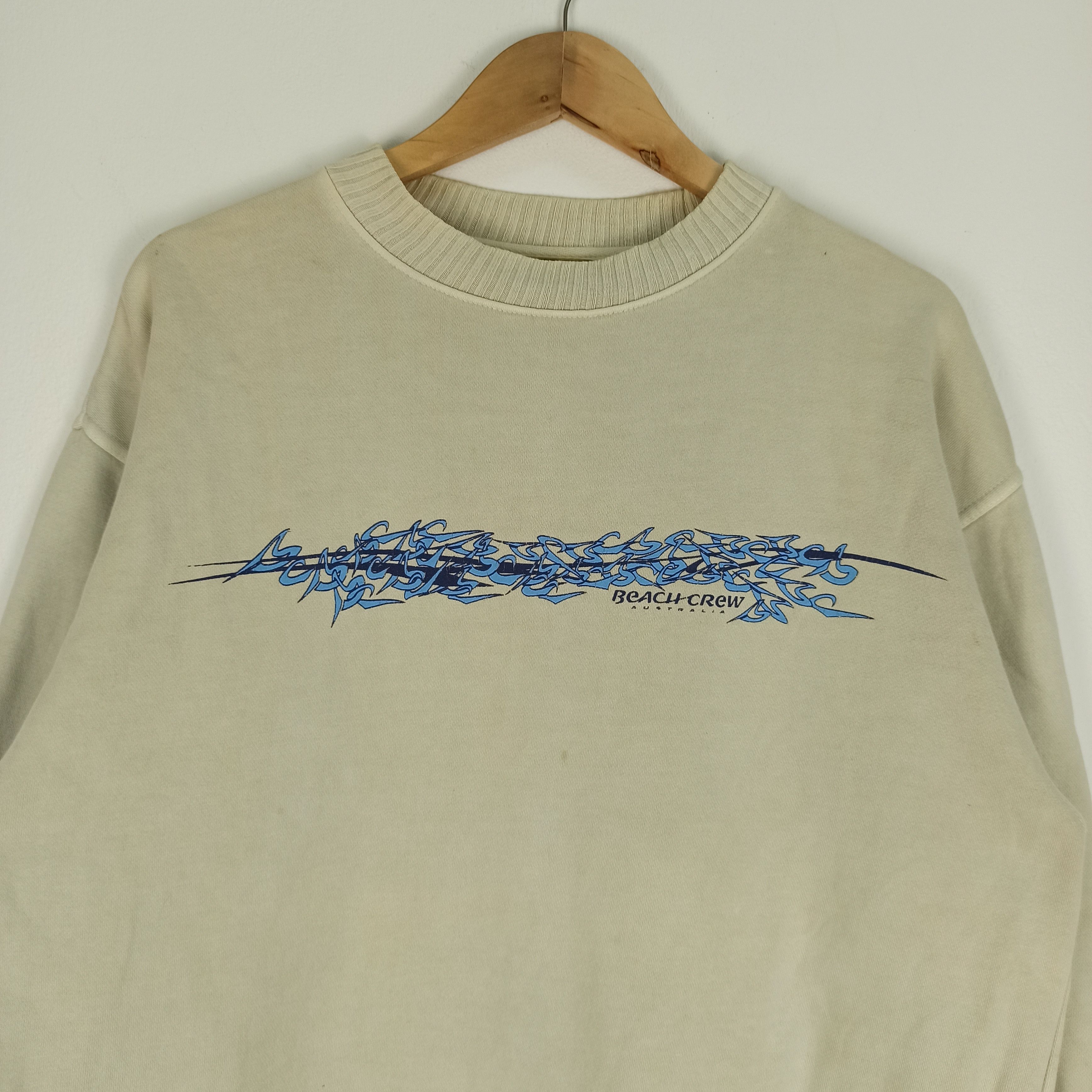 Life's a Beach Vintage Beach Crew Australia Surf Sweatshirt Size US L / EU 52-54 / 3 - 2 Thumbnail