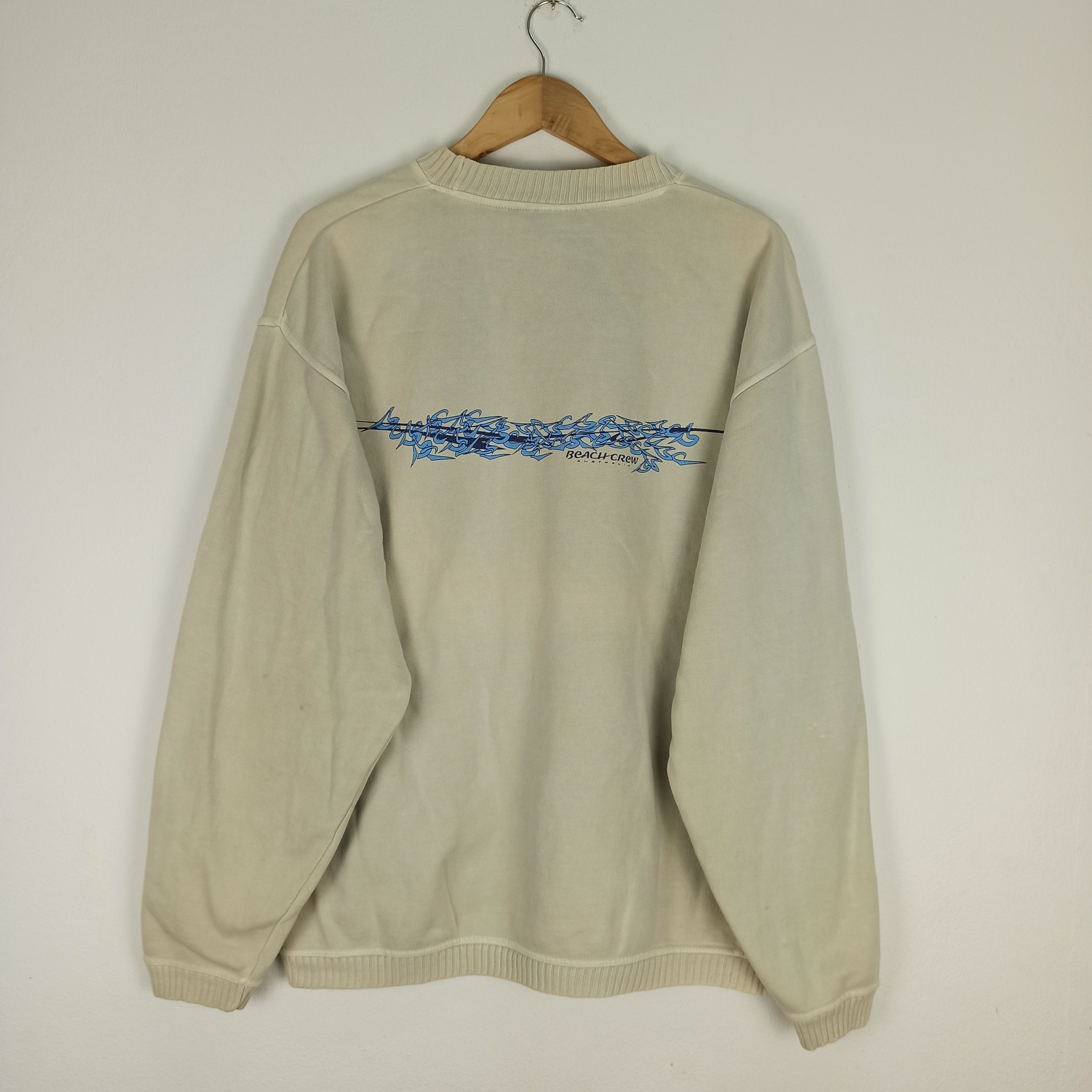 Life's a Beach Vintage Beach Crew Australia Surf Sweatshirt Size US L / EU 52-54 / 3 - 6 Thumbnail