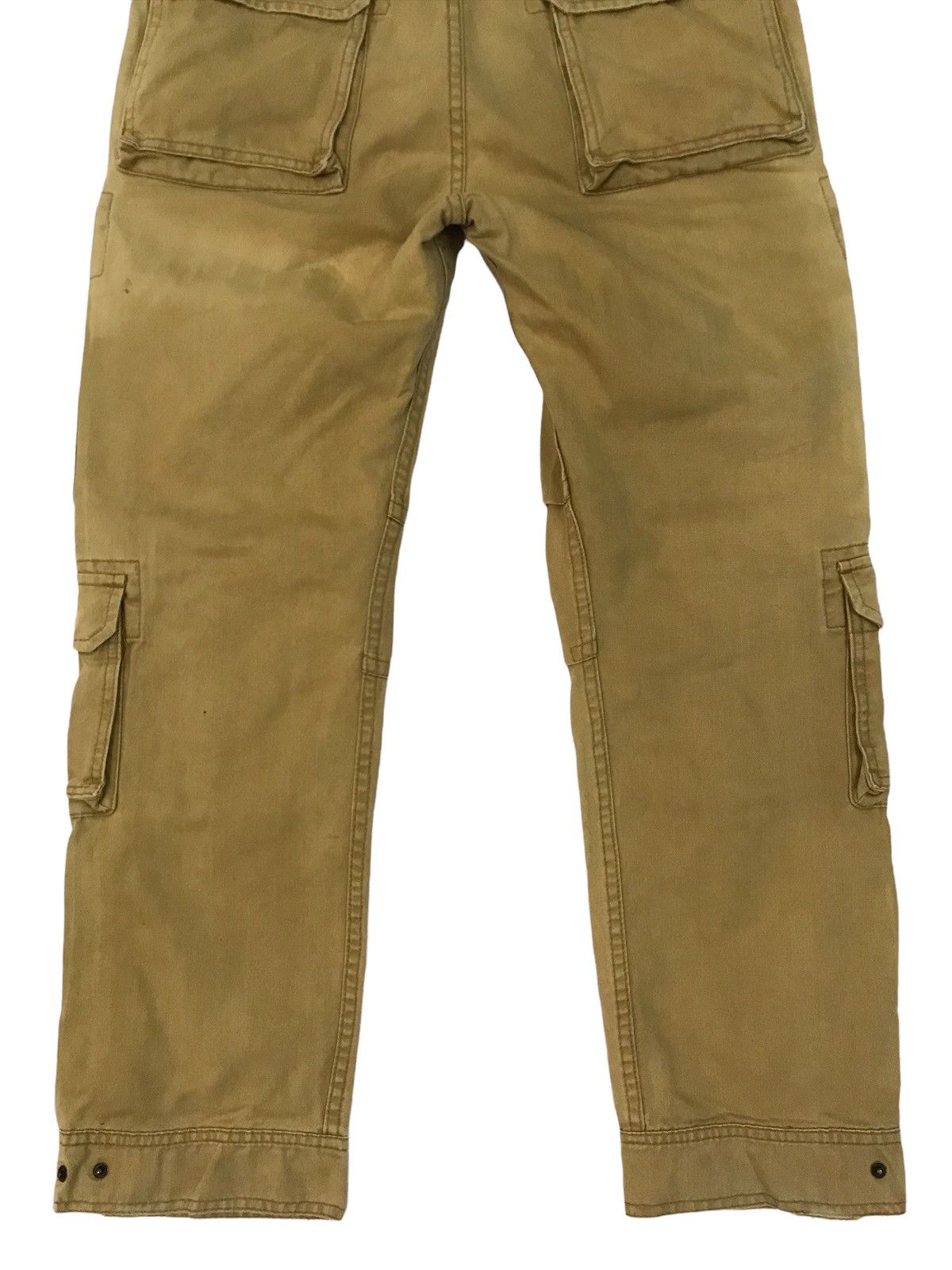 Japanese Brand Purple & yellow cargo tactical pant Size US 32 / EU 48 - 6 Thumbnail