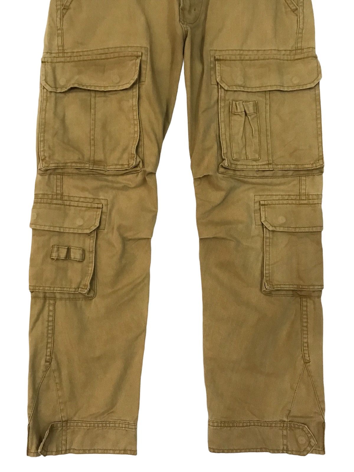 Japanese Brand Purple & yellow cargo tactical pant Size US 32 / EU 48 - 3 Thumbnail