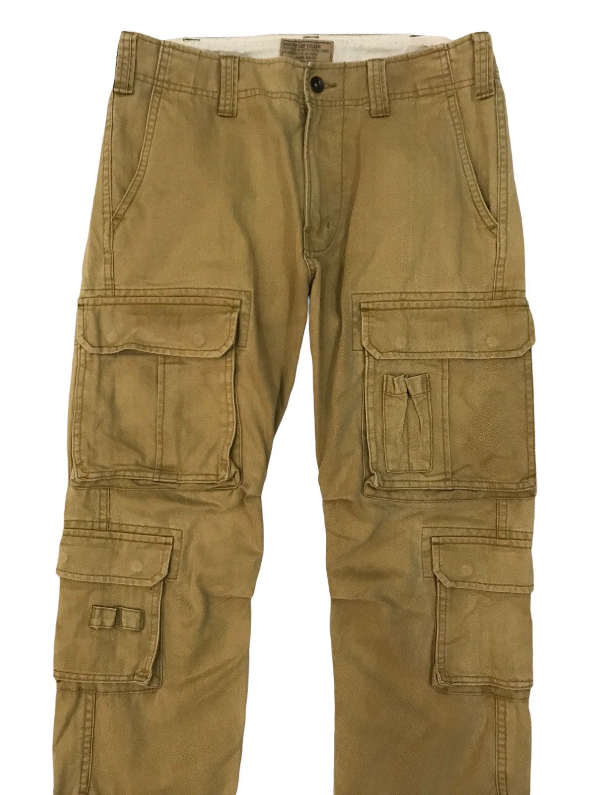Japanese Brand Purple & yellow cargo tactical pant Size US 32 / EU 48 - 2 Thumbnail