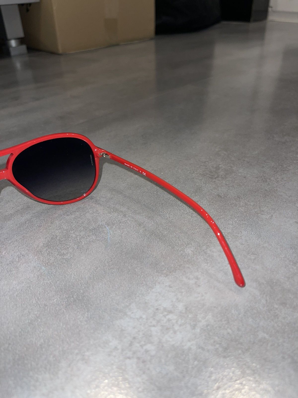 Chanel Chanel 5287 C.867/S6 Red Aviator Sunglasses Size ONE SIZE - 10 Thumbnail