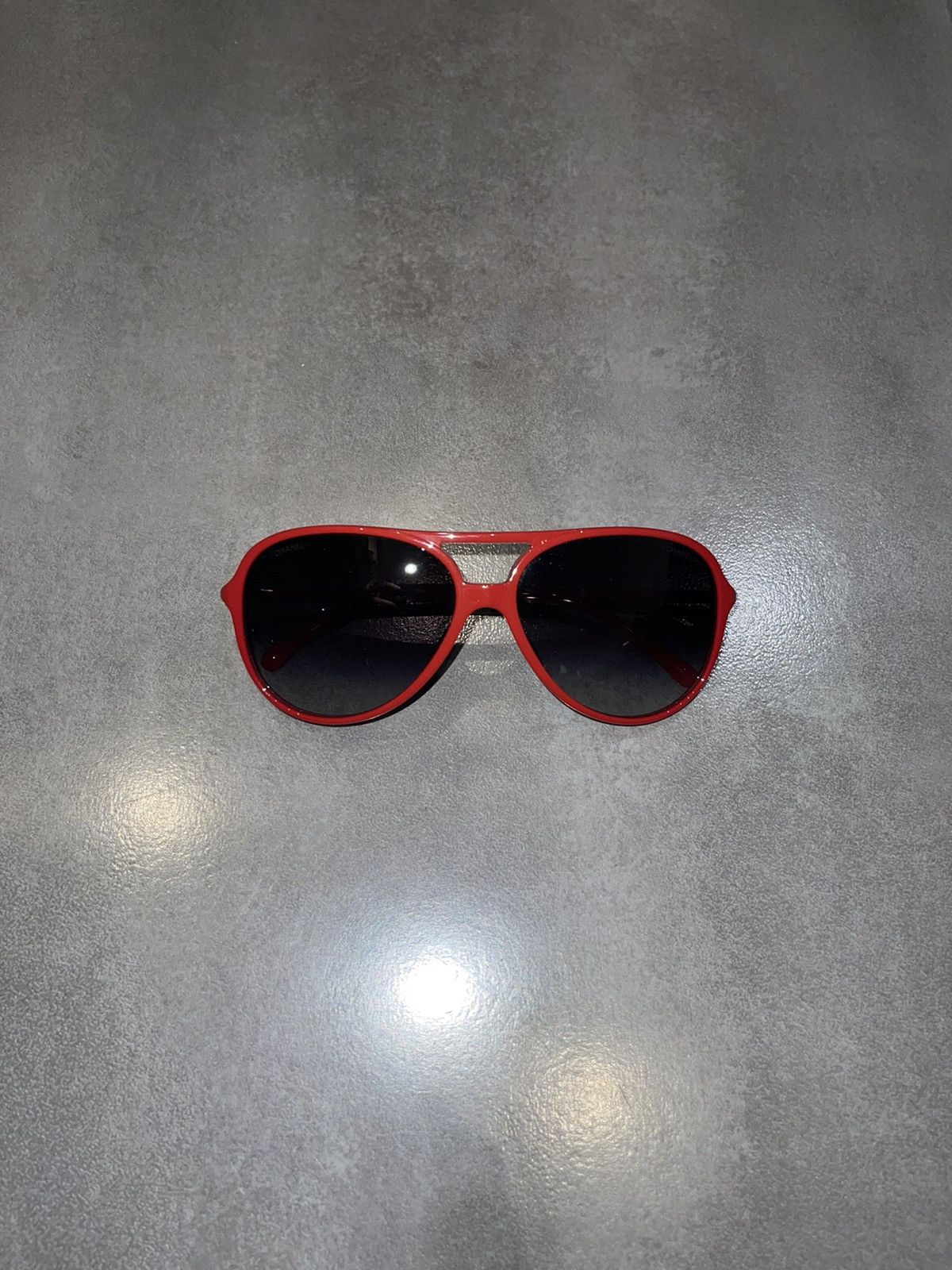 Chanel Chanel 5287 C.867/S6 Red Aviator Sunglasses Size ONE SIZE - 4 Thumbnail
