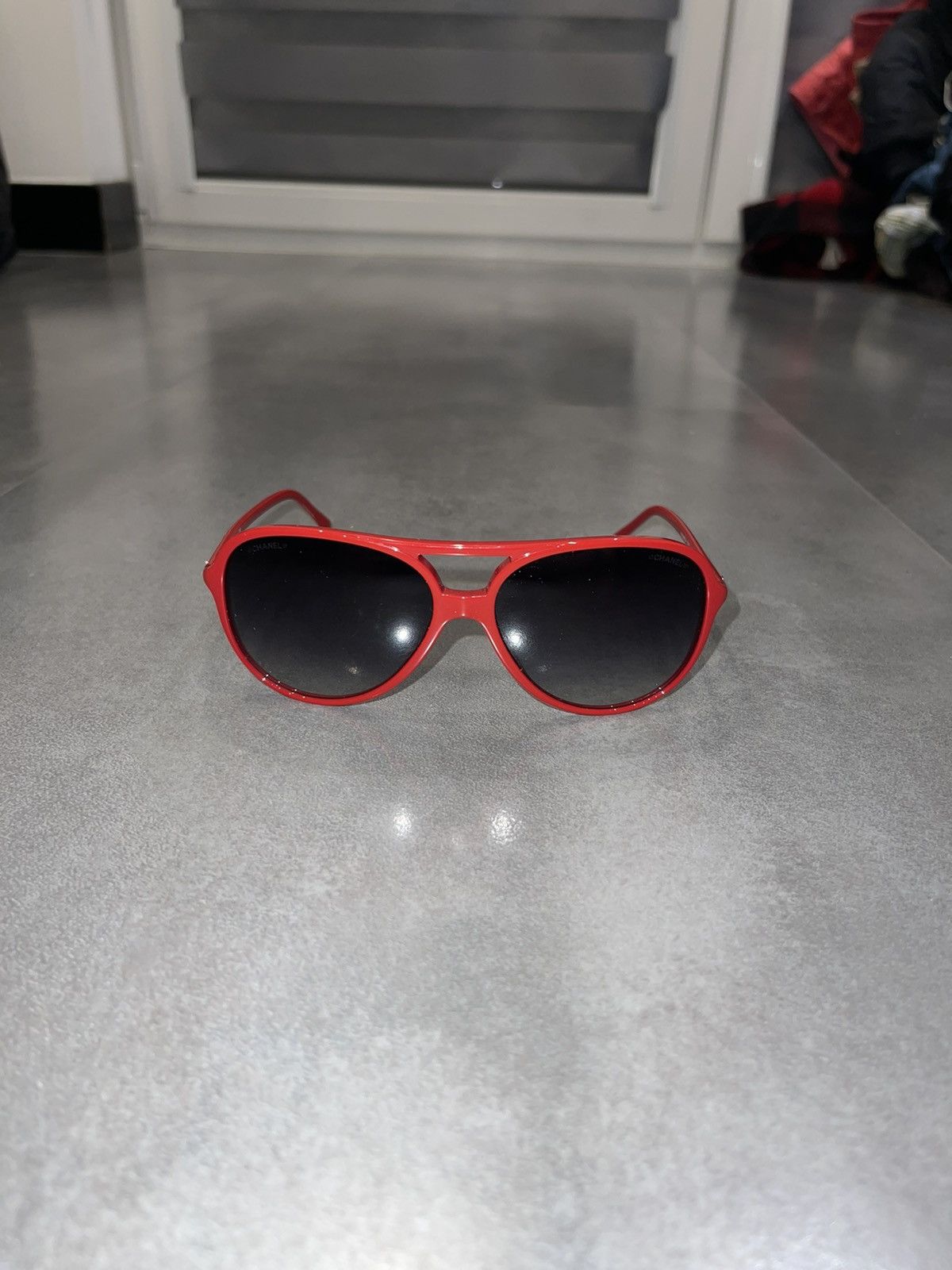 Chanel Chanel 5287 C.867/S6 Red Aviator Sunglasses Size ONE SIZE - 2 Thumbnail