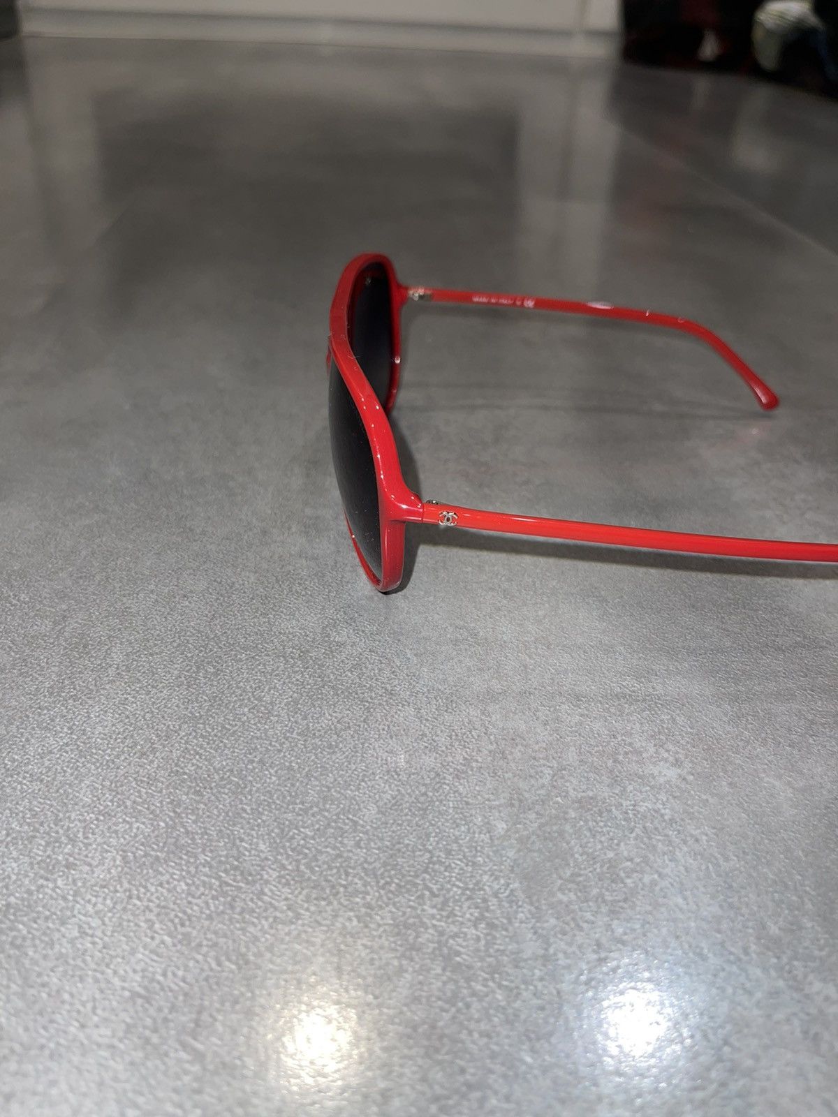 Chanel Chanel 5287 C.867/S6 Red Aviator Sunglasses Size ONE SIZE - 6 Thumbnail