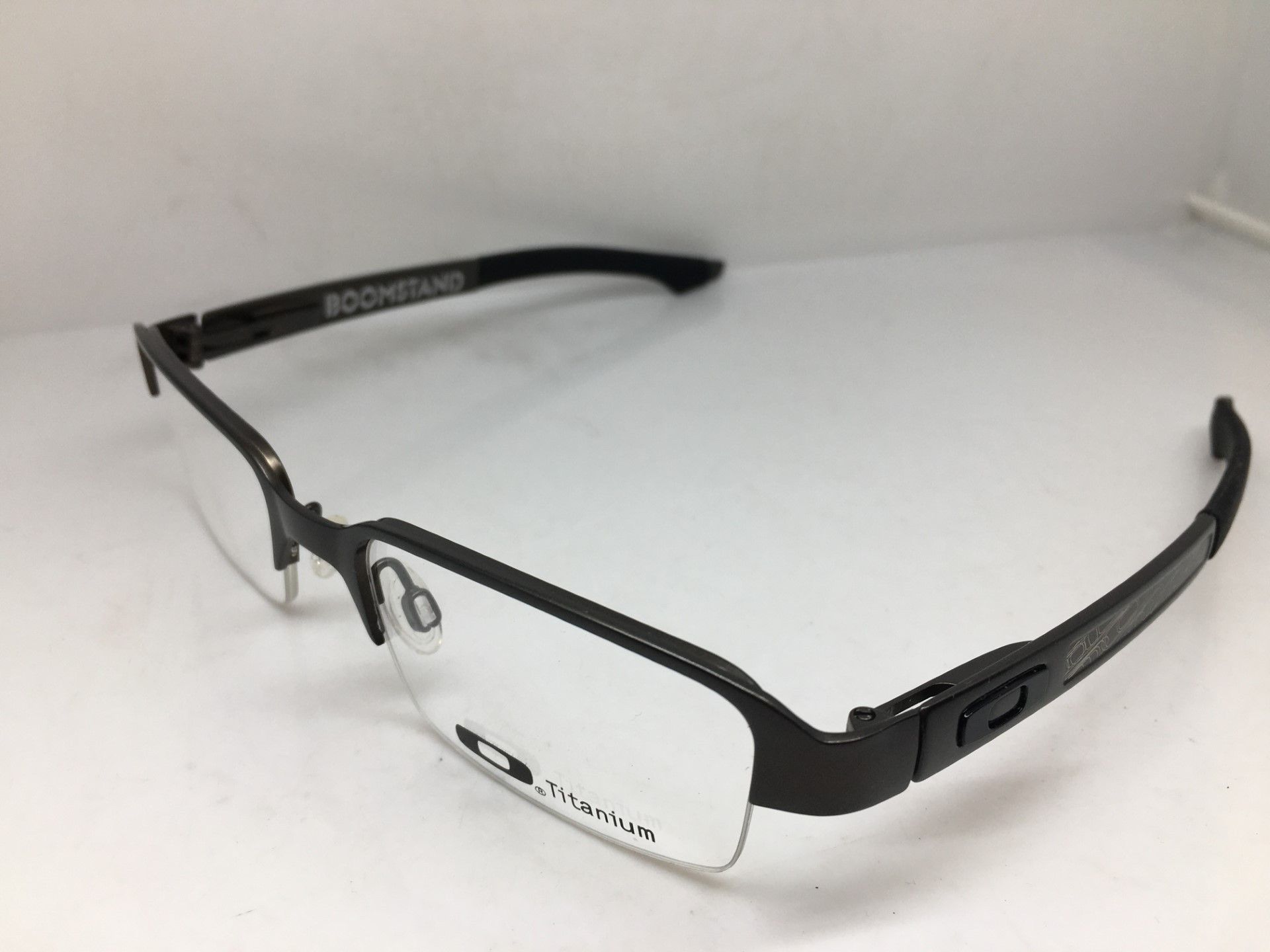 Oakley MOD ICONIC OAKLEY BOOMSTAND TITANIUM EYEGLASSES Size ONE SIZE - 7 Thumbnail