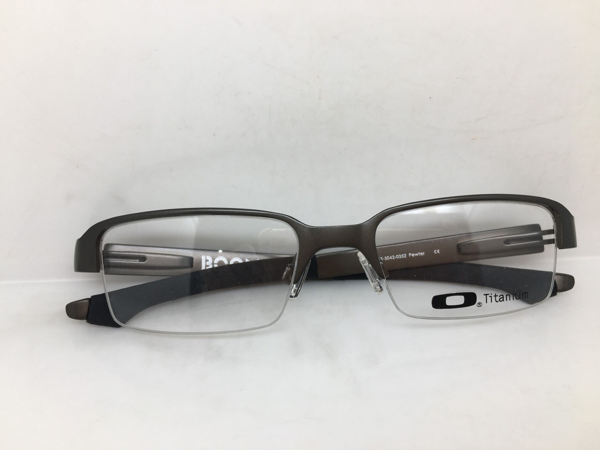 Oakley MOD ICONIC OAKLEY BOOMSTAND TITANIUM EYEGLASSES Size ONE SIZE - 5 Thumbnail